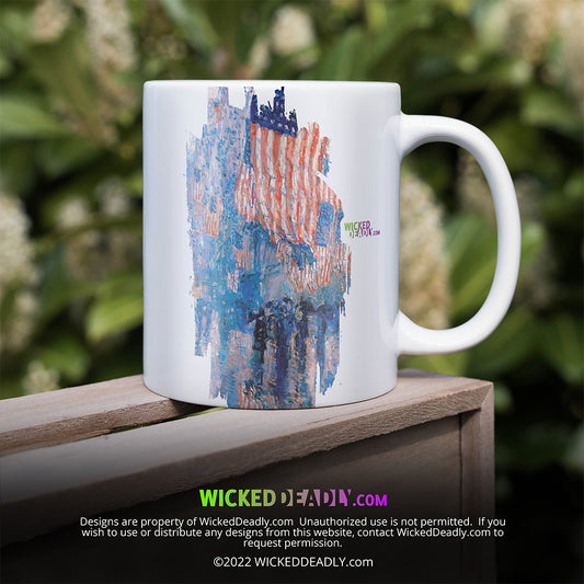 Avenue in the Rain | CLASSIC COFFEE MUG (11oz. Ceramic)