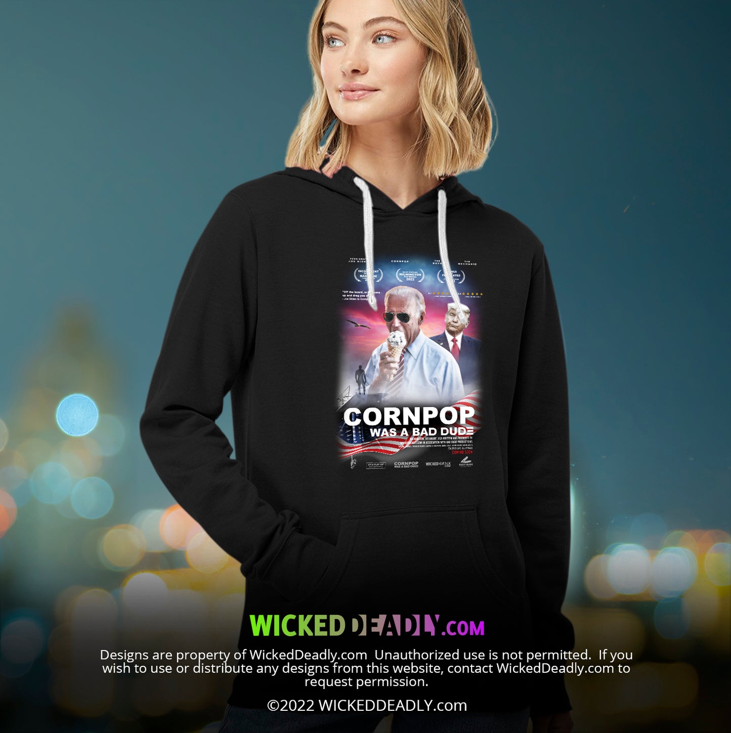 Cornpop Movie Poster | PULL-OVER HOODIE (womens)