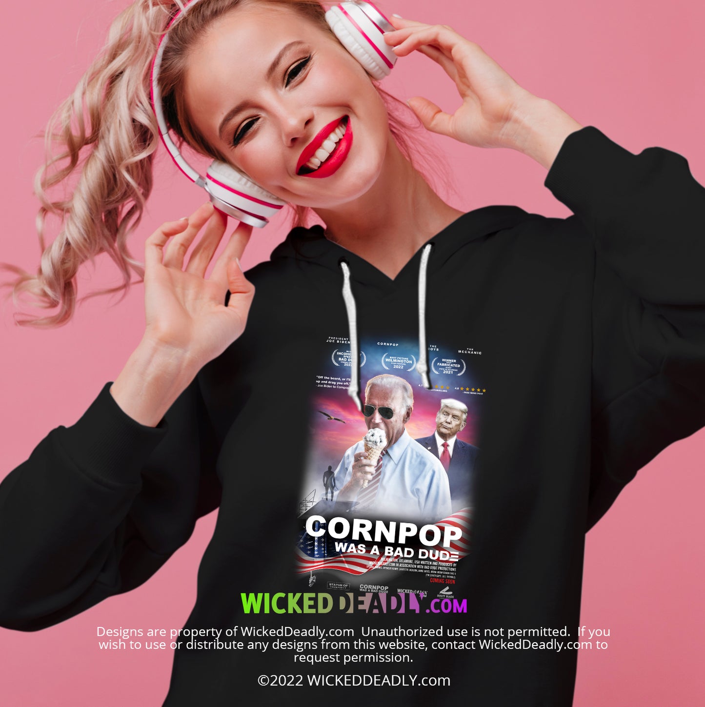 Cornpop Movie Poster | PULL-OVER HOODIE (womens)