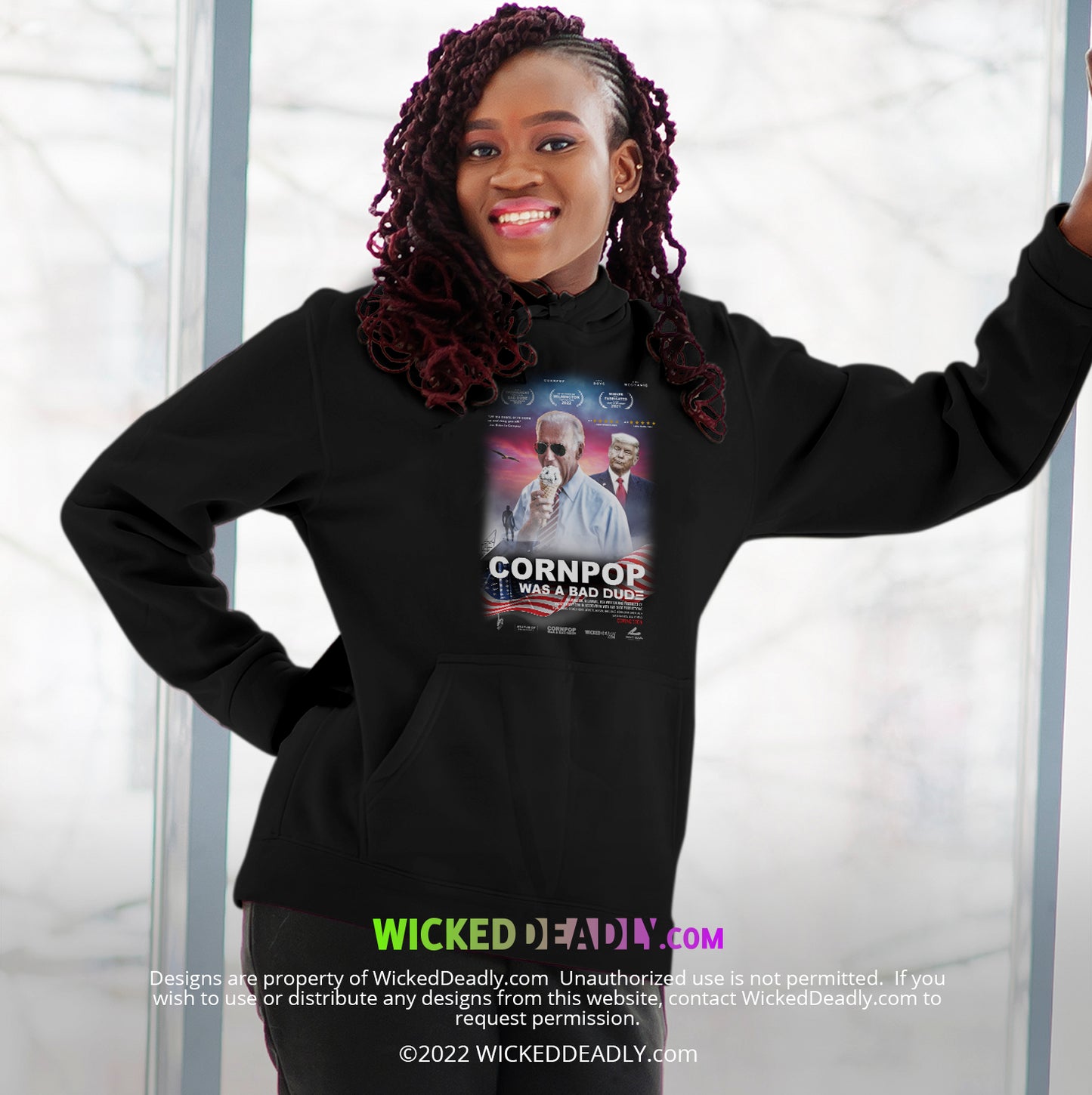 Cornpop Movie Poster | PULL-OVER HOODIE (womens)