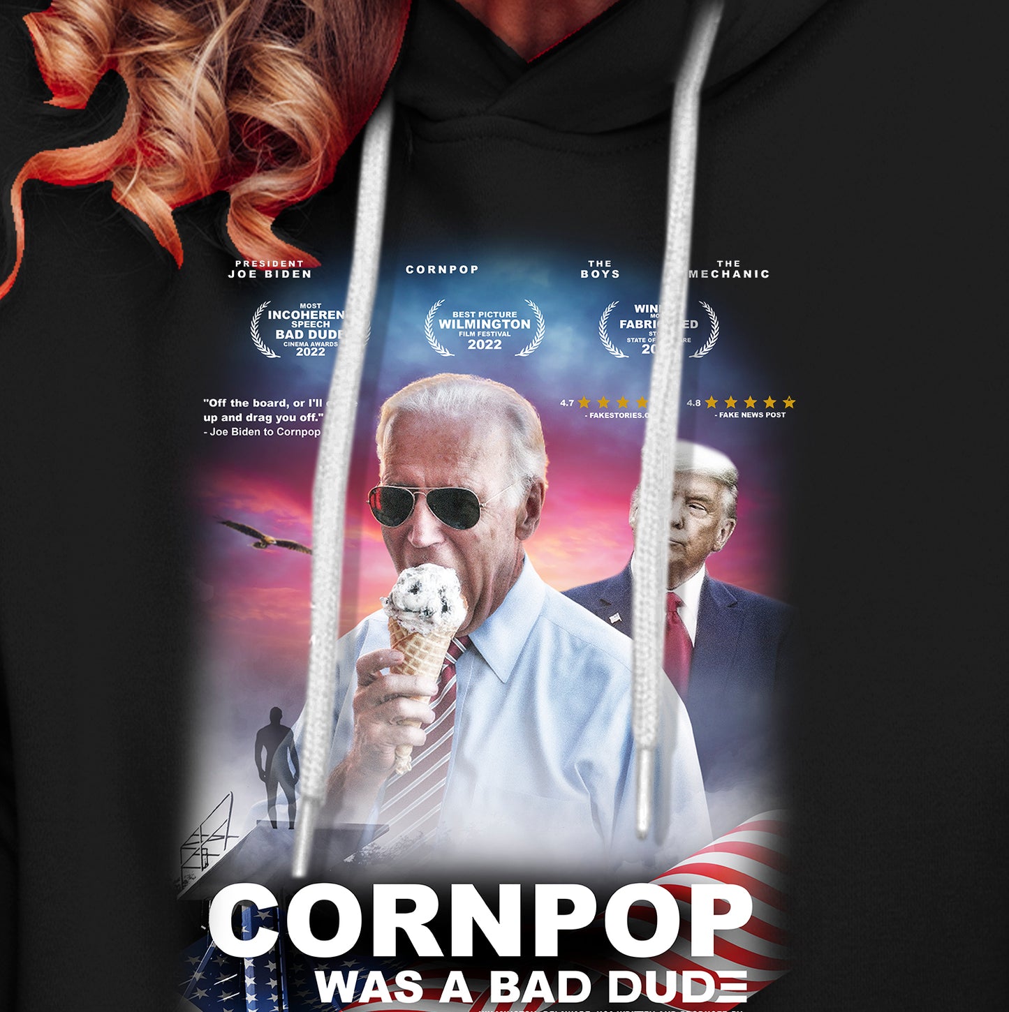 Cornpop Movie Poster | PULL-OVER HOODIE (womens)