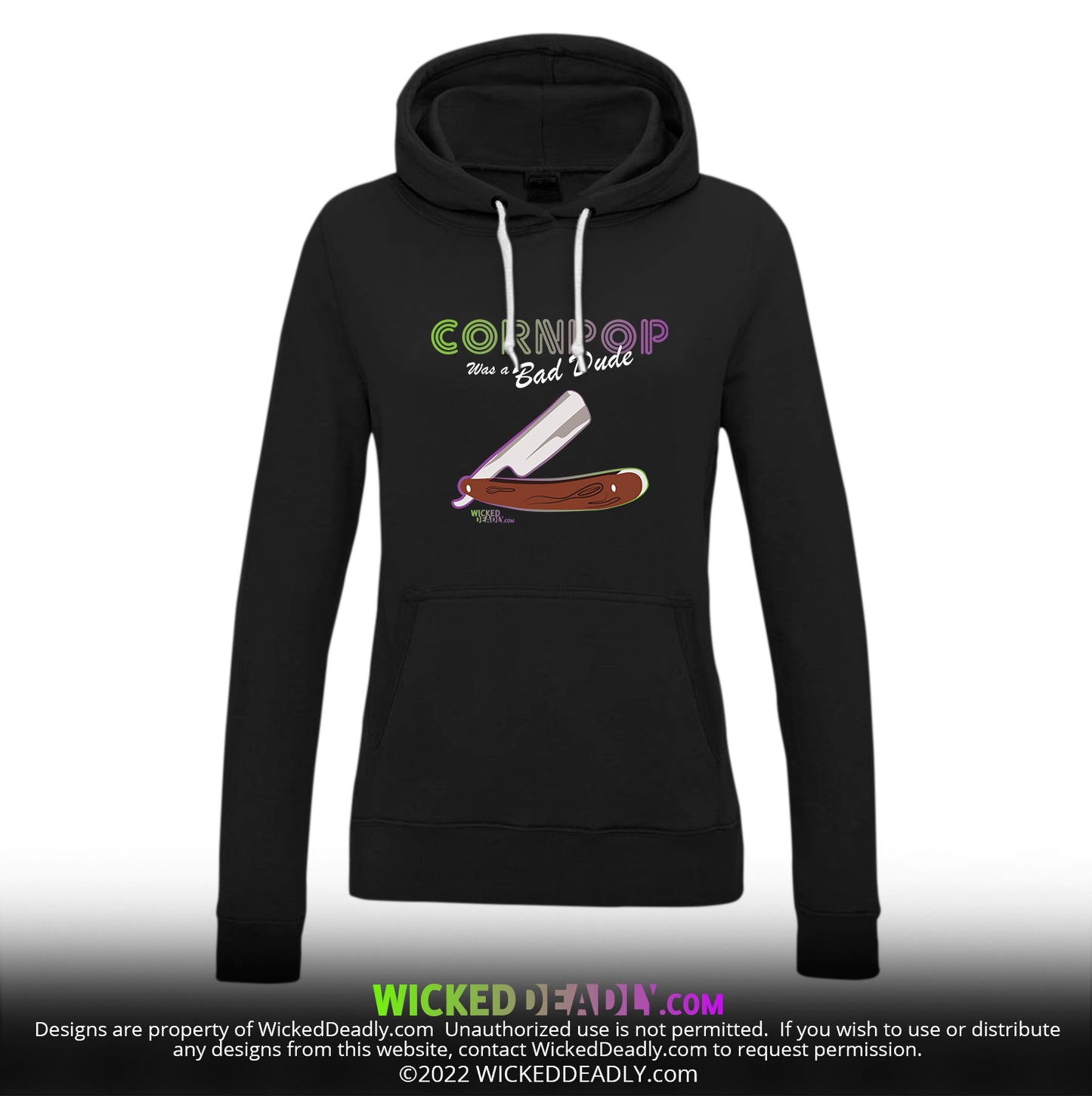 CornPop Was a Bad Dude #2 | PULL-OVER HOODIE (womens)