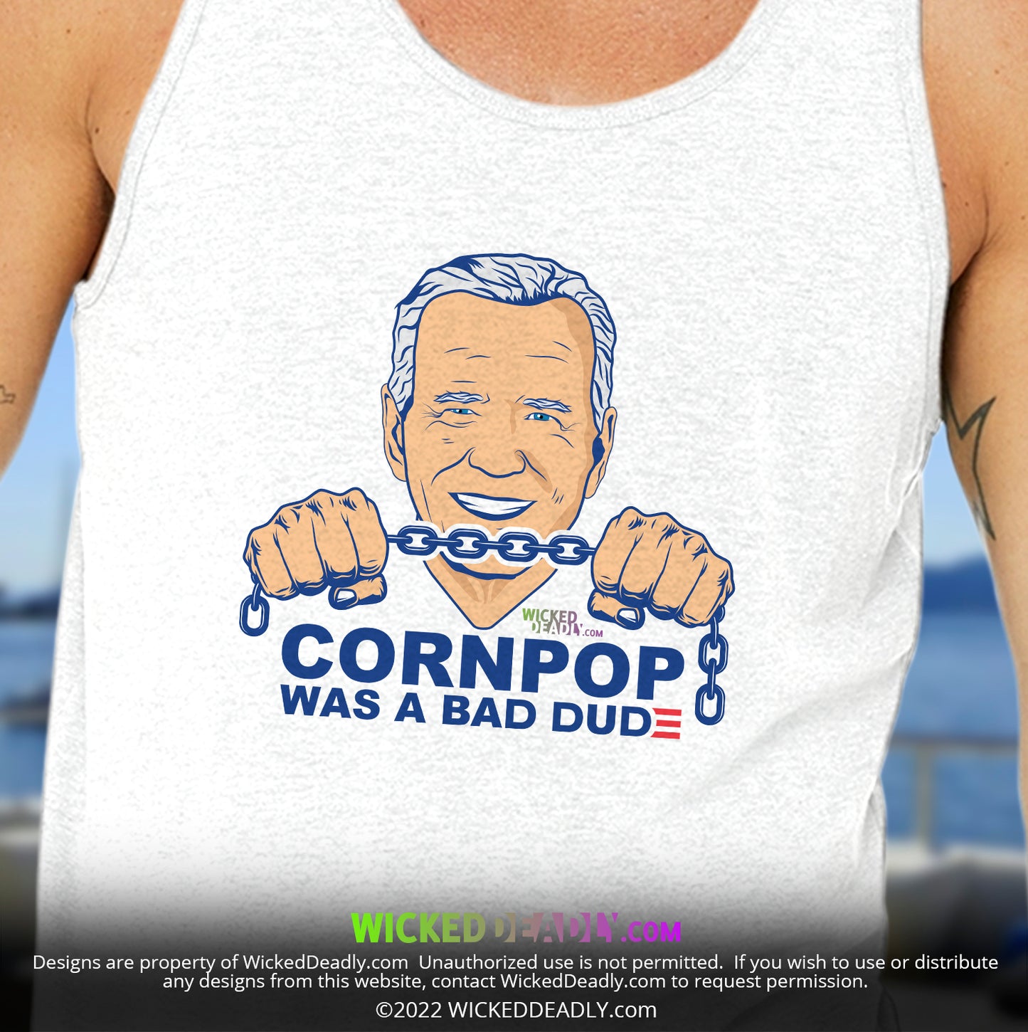 CornPop Was a Bad Dude #4 | TANK-TOP (unisex)