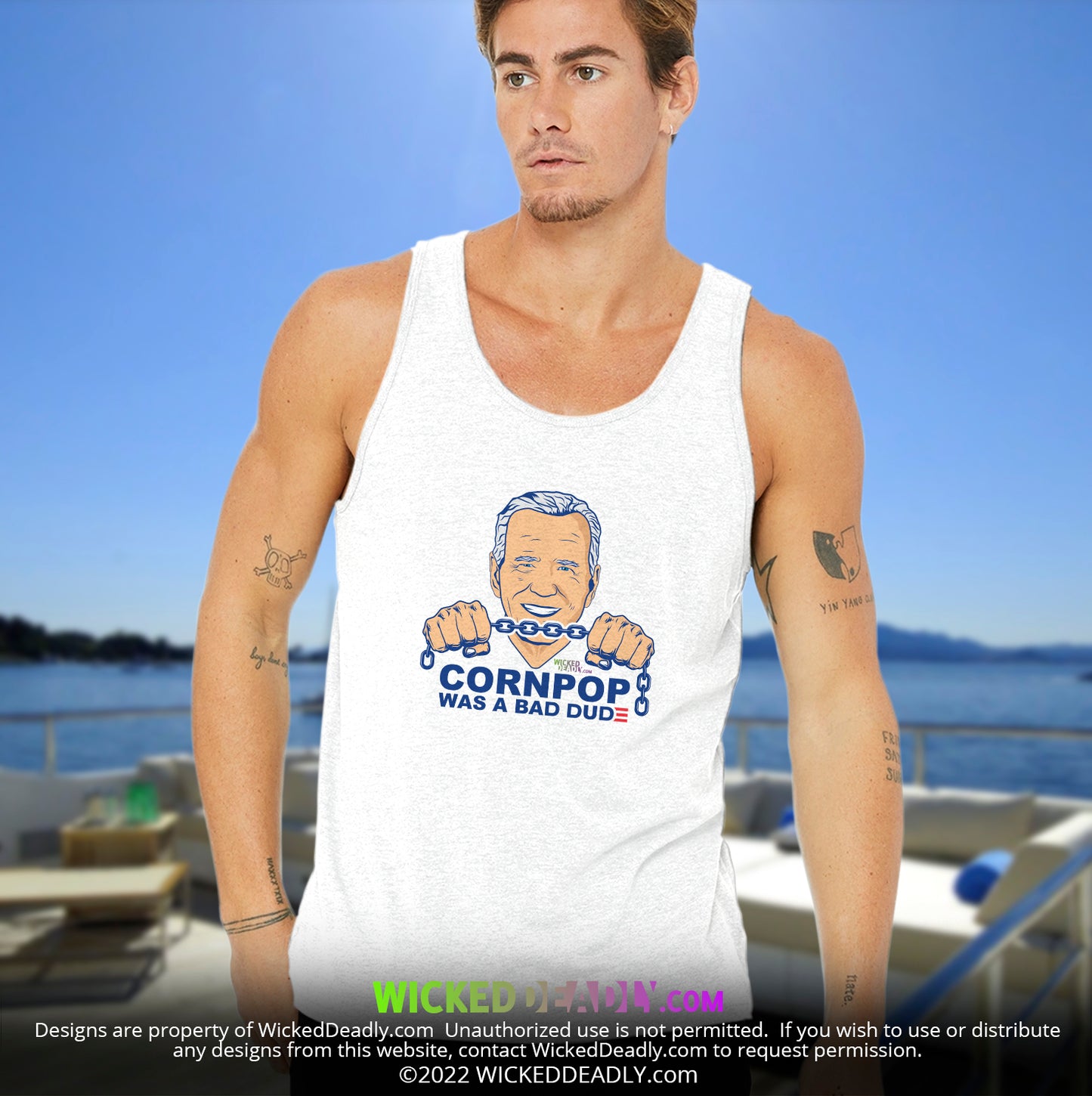 CornPop Was a Bad Dude #4 | TANK-TOP (unisex)