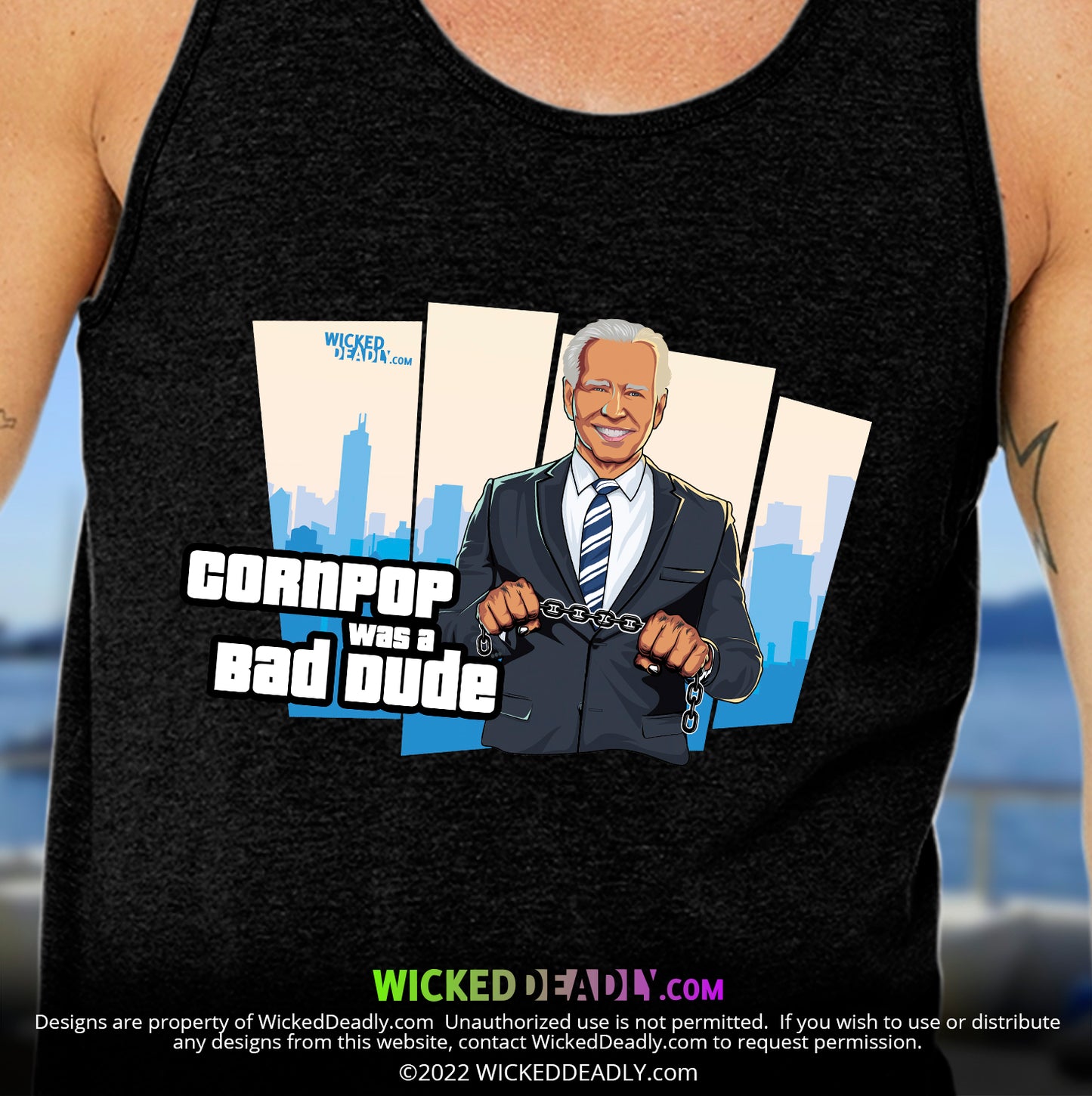 CornPop Was a Bad Dude #5 | TANK-TOP (unisex)