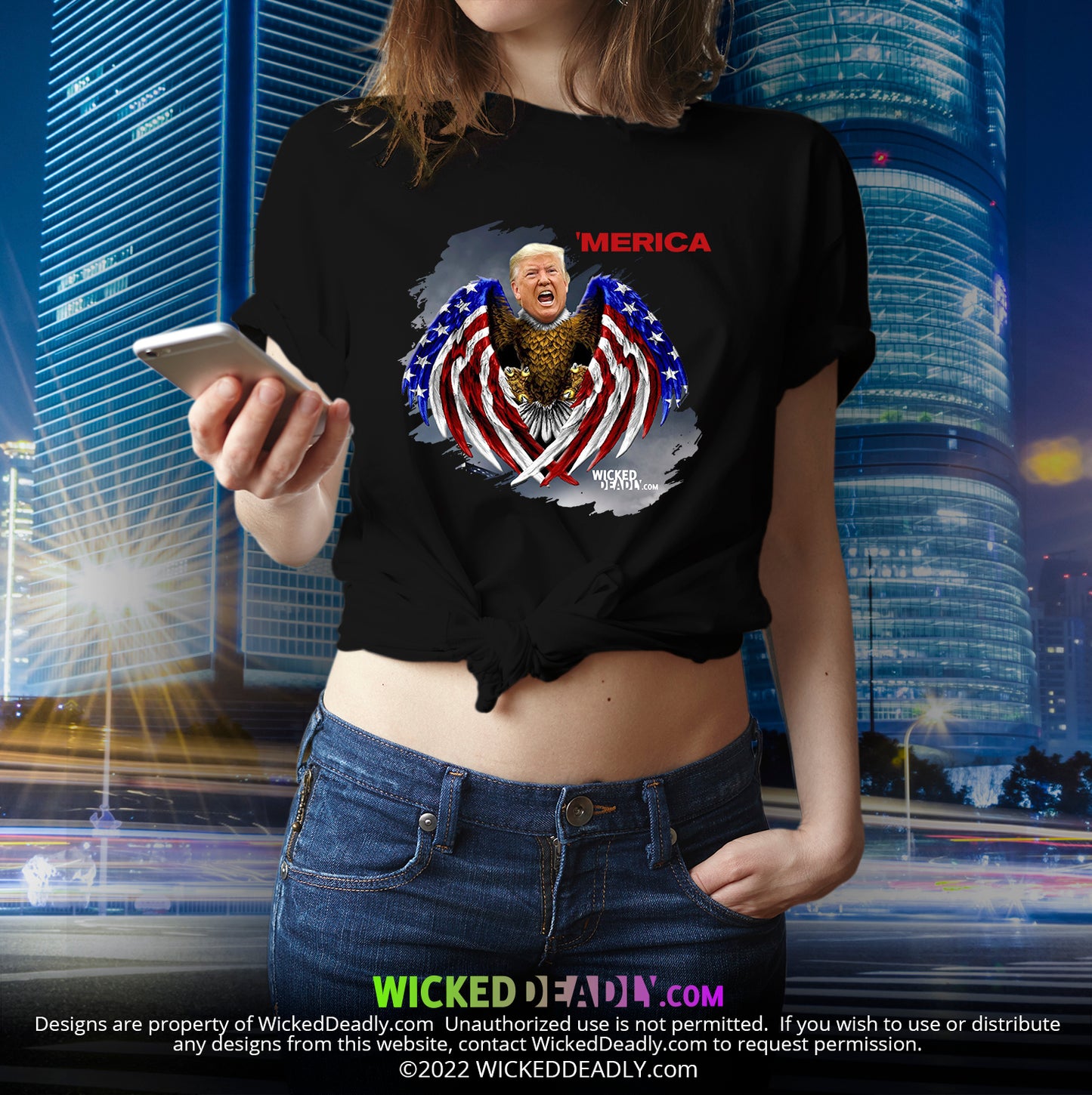 Merica Trump-Eagle | CLASSIC T-SHIRT (unisex)