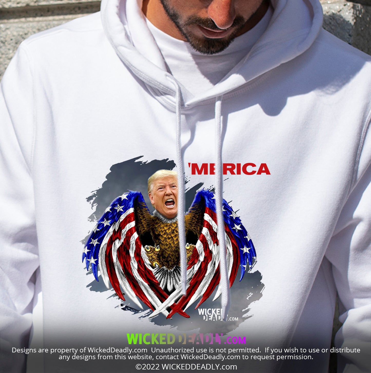 Merica Trump-Eagle | HOODIE (unisex)