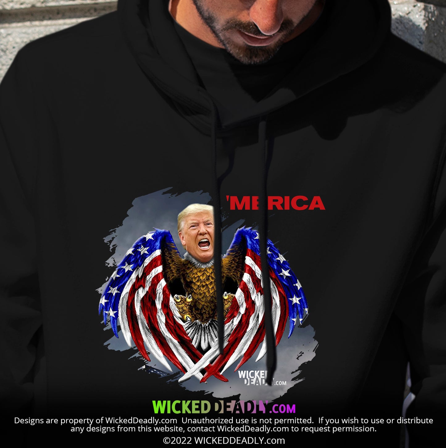 Merica Trump-Eagle | HOODIE (unisex)