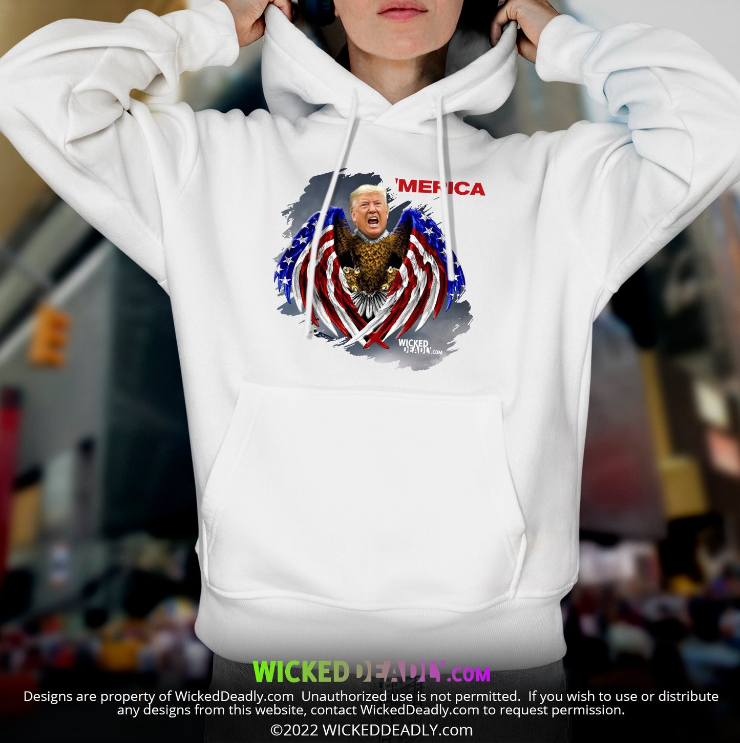 Merica Trump-Eagle | HOODIE (unisex)