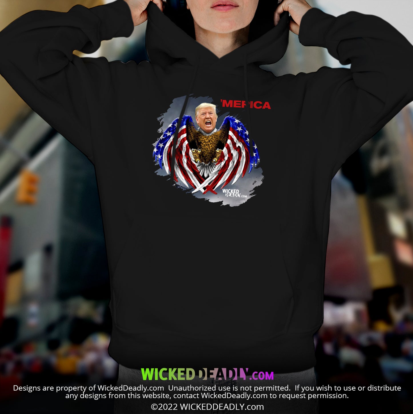 Merica Trump-Eagle | HOODIE (unisex)