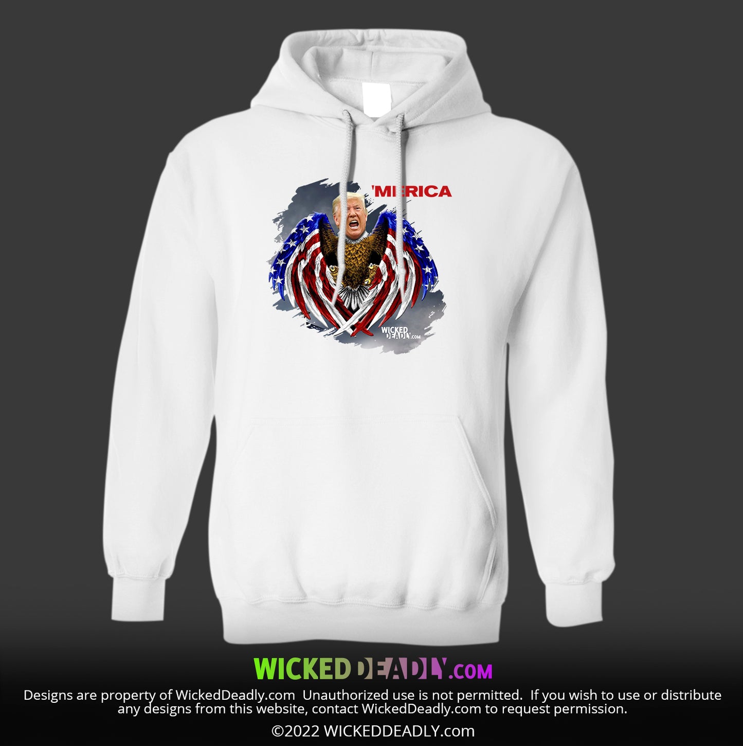 Merica Trump-Eagle | HOODIE (unisex)