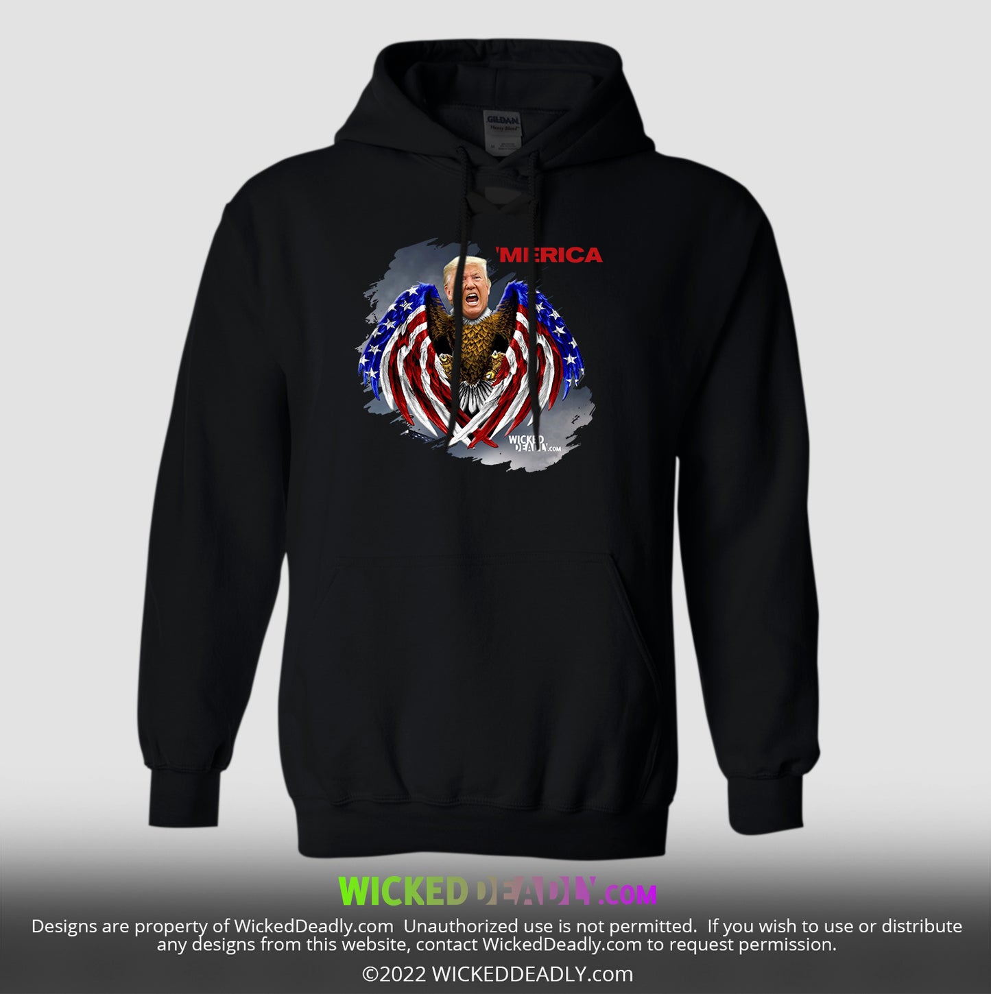 Merica Trump-Eagle | HOODIE (unisex)