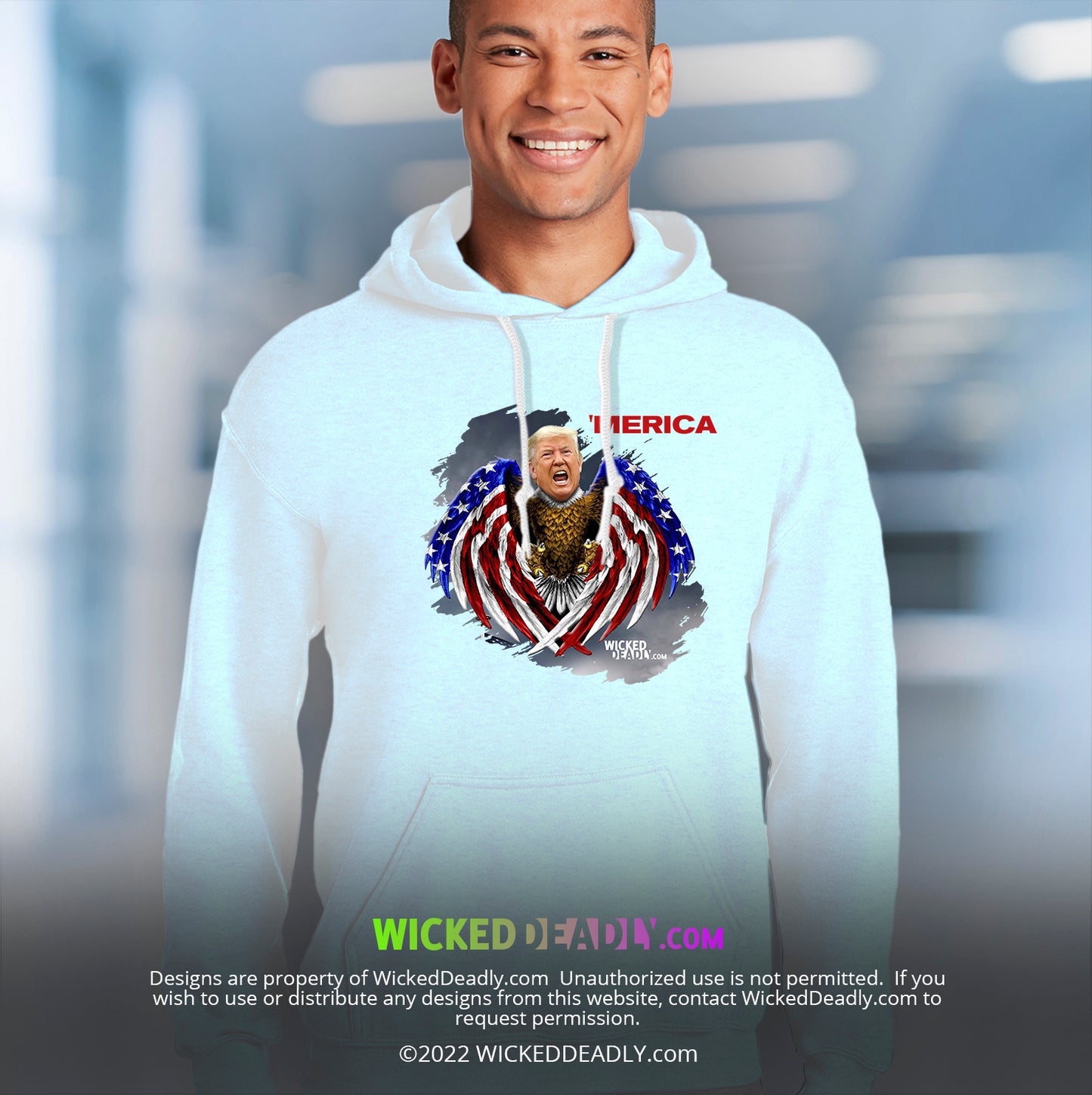 Merica Trump-Eagle | HOODIE (unisex)