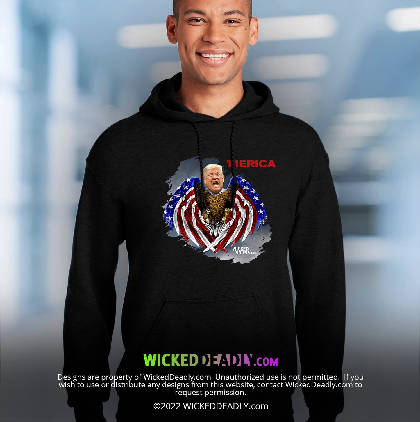 Merica Trump-Eagle | HOODIE (unisex)