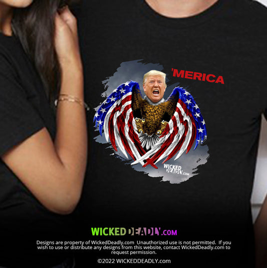 Merica Trump-Eagle | PREMIUM T-SHIRT (unisex)