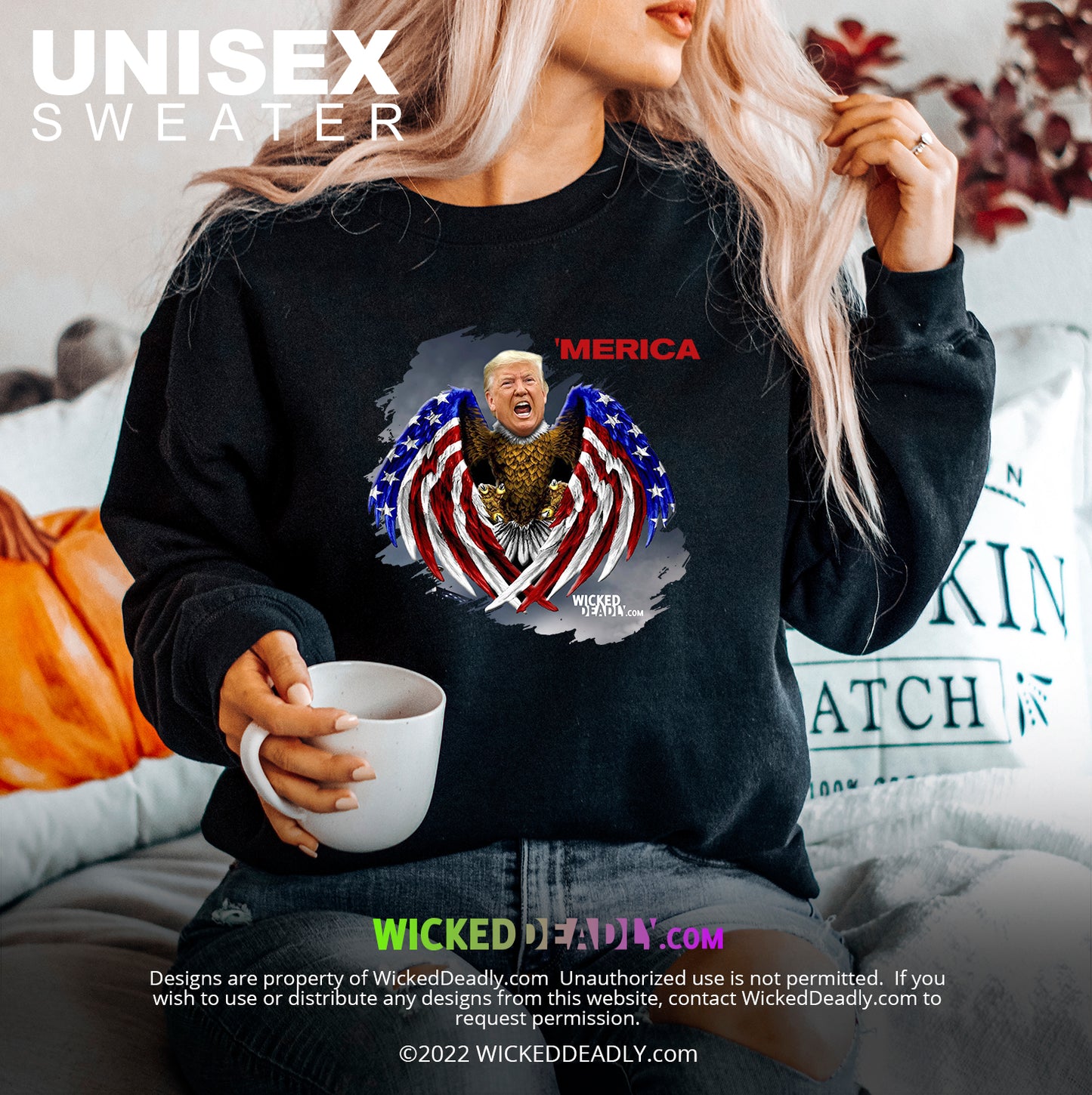 Merica Trump-Eagle | SWEATSHIRT (unisex)