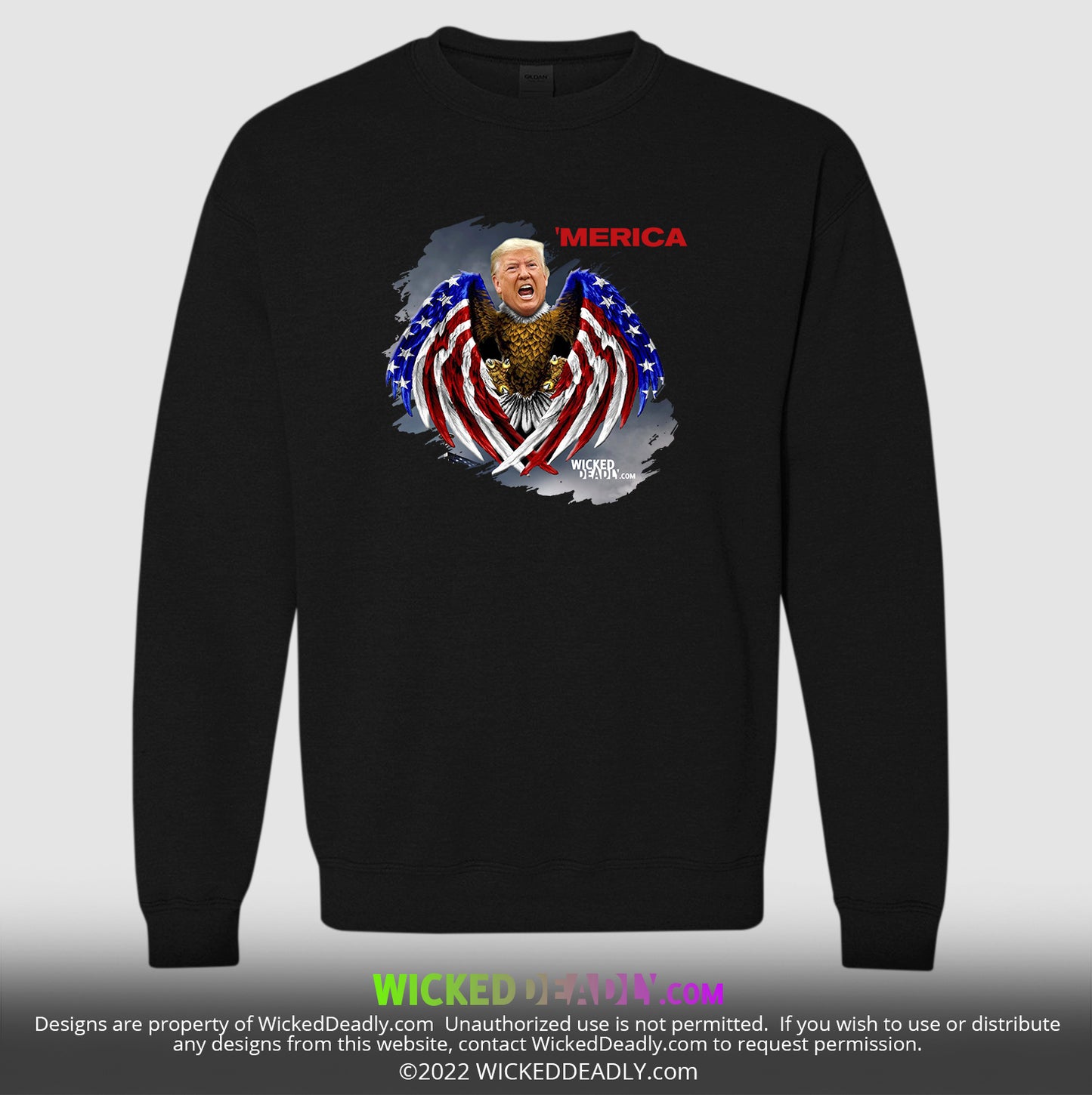 Merica Trump-Eagle | SWEATSHIRT (unisex)