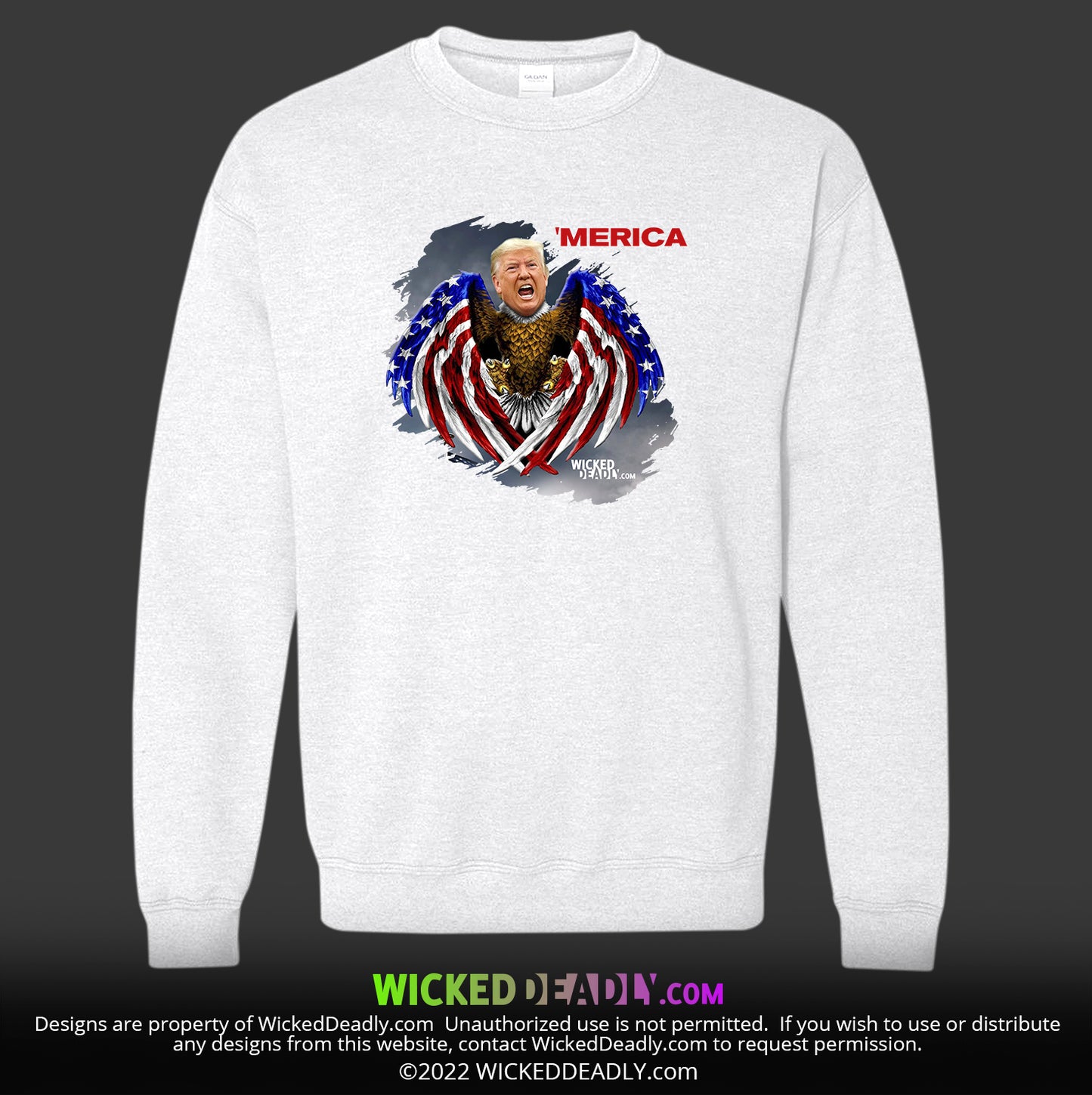 Merica Trump-Eagle | SWEATSHIRT (unisex)