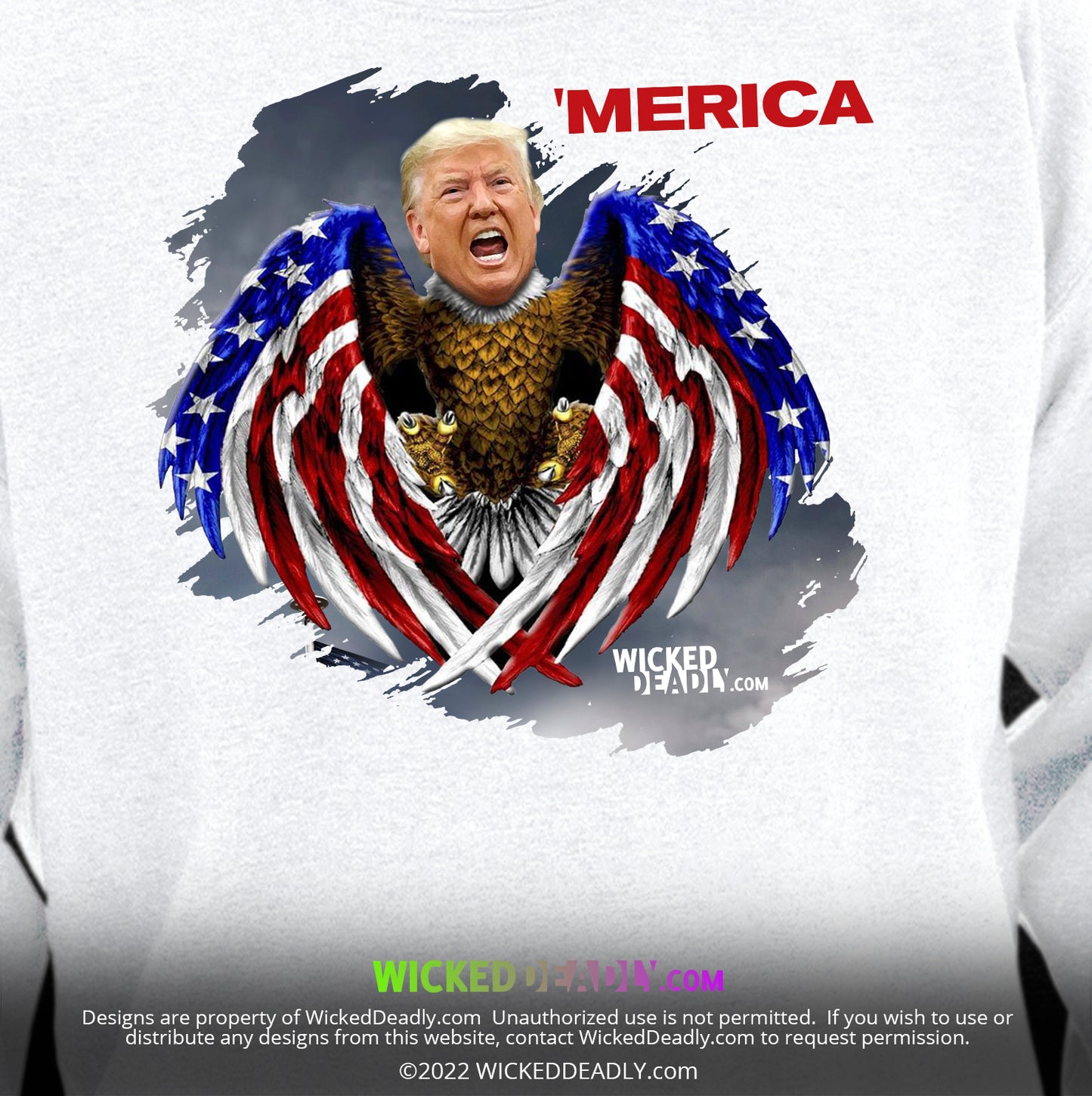 Merica Trump-Eagle | SWEATSHIRT (unisex)