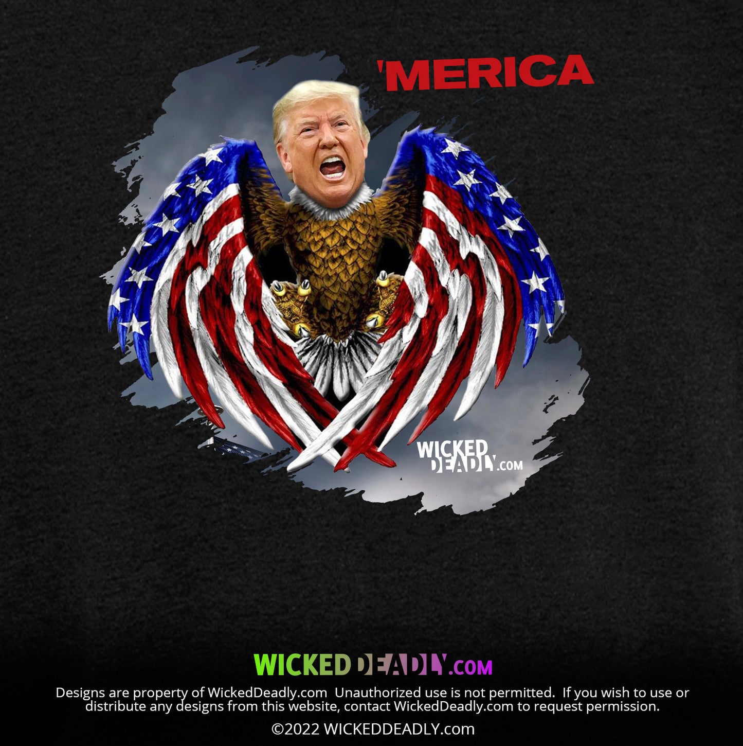 Merica Trump-Eagle | SWEATSHIRT (unisex)