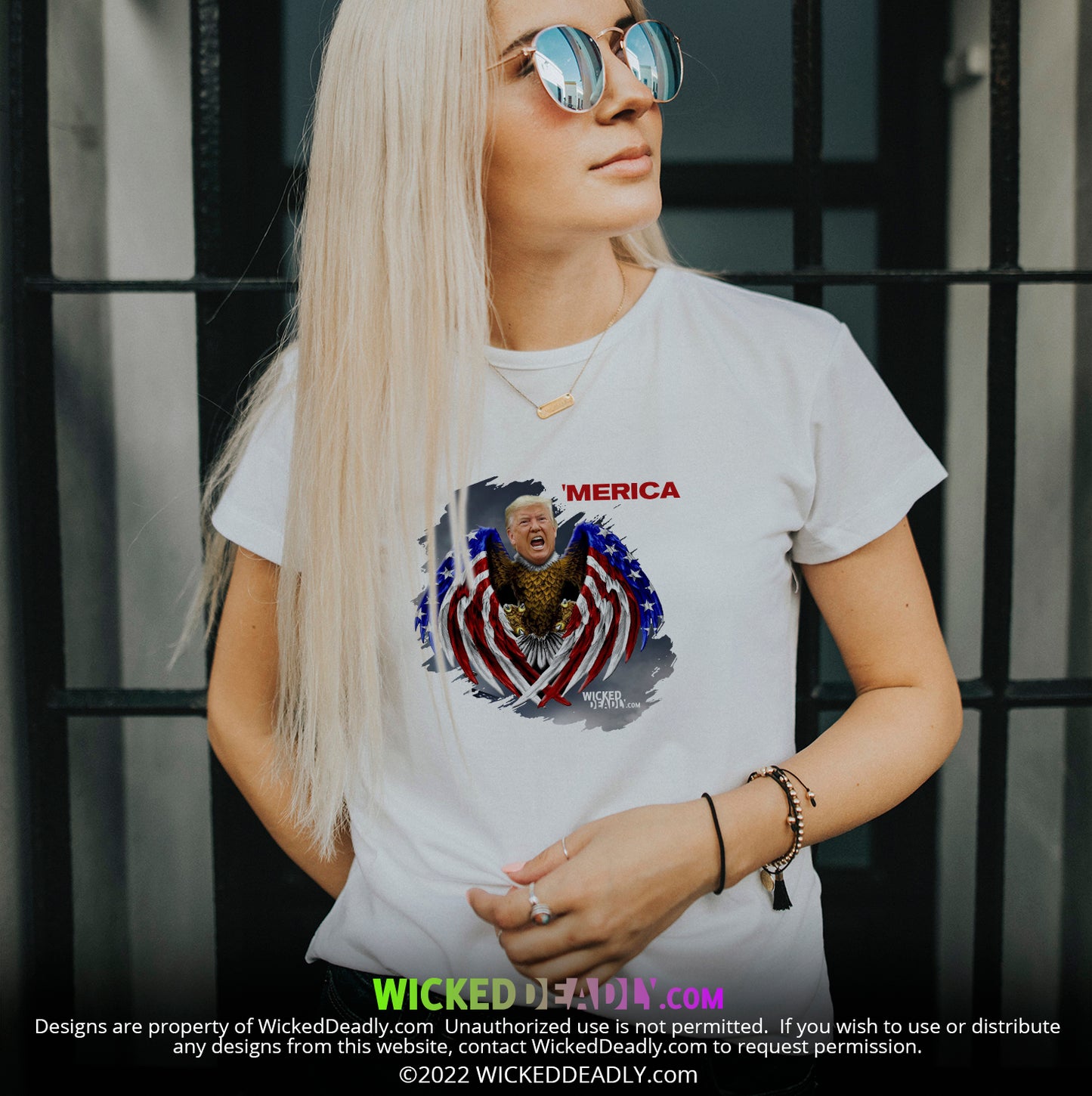 Merica Trump-Eagle | T-SHIRT (womens)