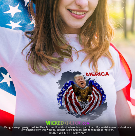 Merica Trump-Eagle | T-SHIRT (womens)