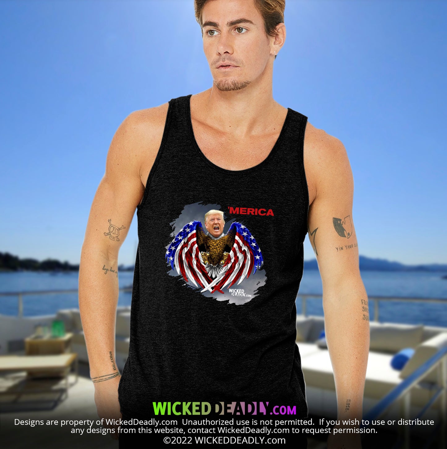 Merica Trump-Eagle | TANK-TOP (unisex)