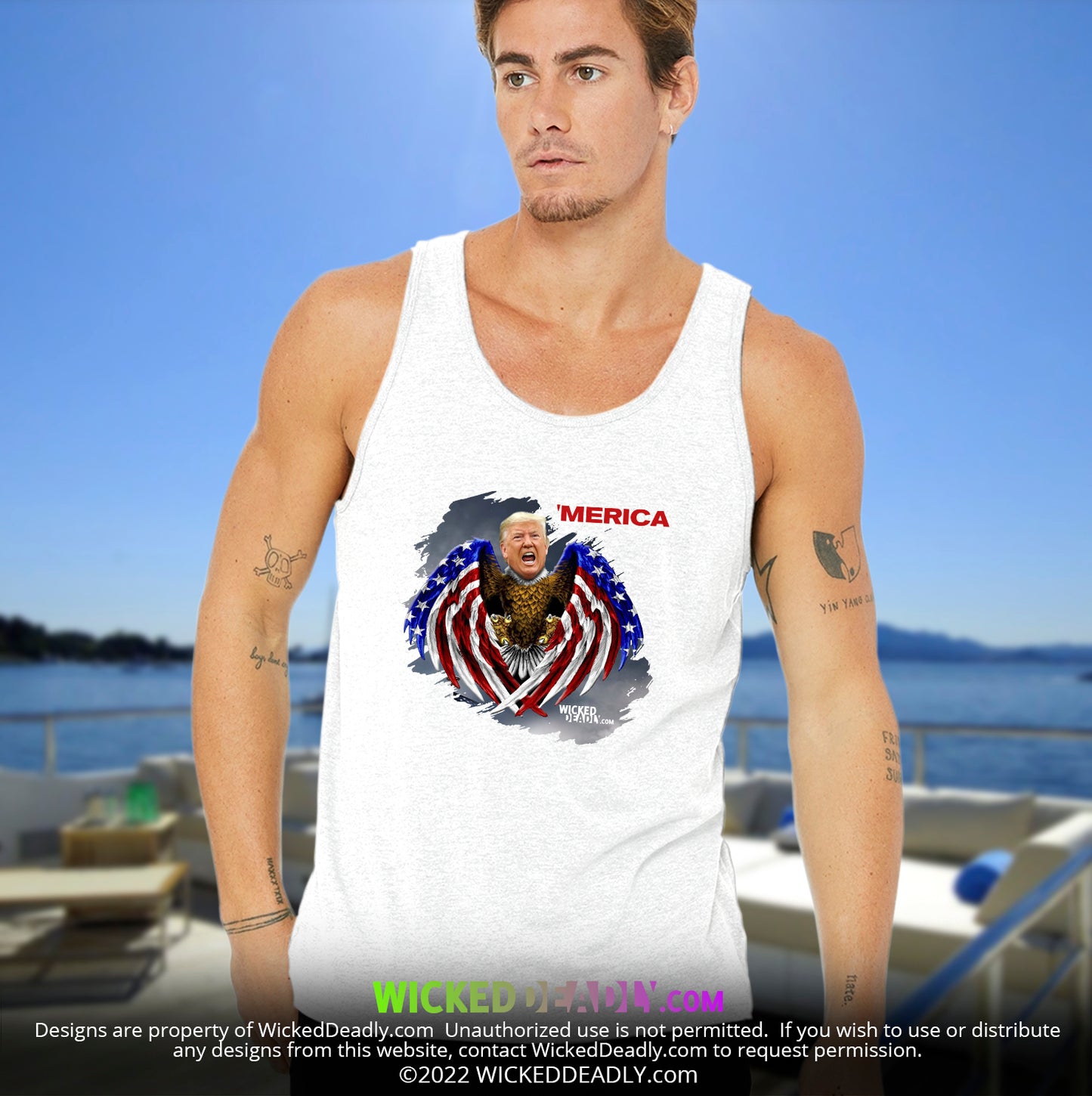 Merica Trump-Eagle | TANK-TOP (unisex)