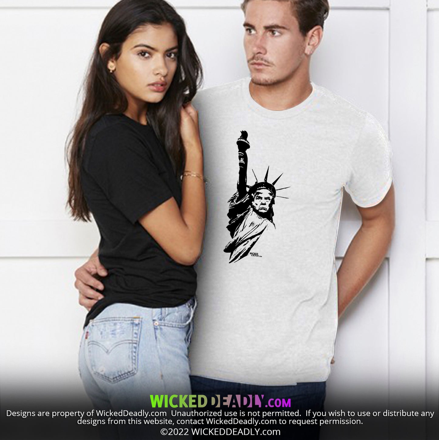 Statue of Trumperty Design #2 | PREMIUM T-SHIRT (unisex)