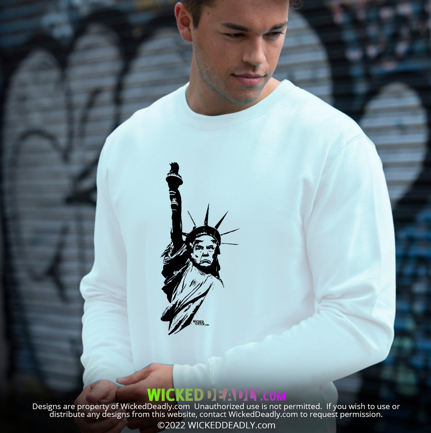 Statue of Trumperty Design #2 | SWEATSHIRT (unisex)