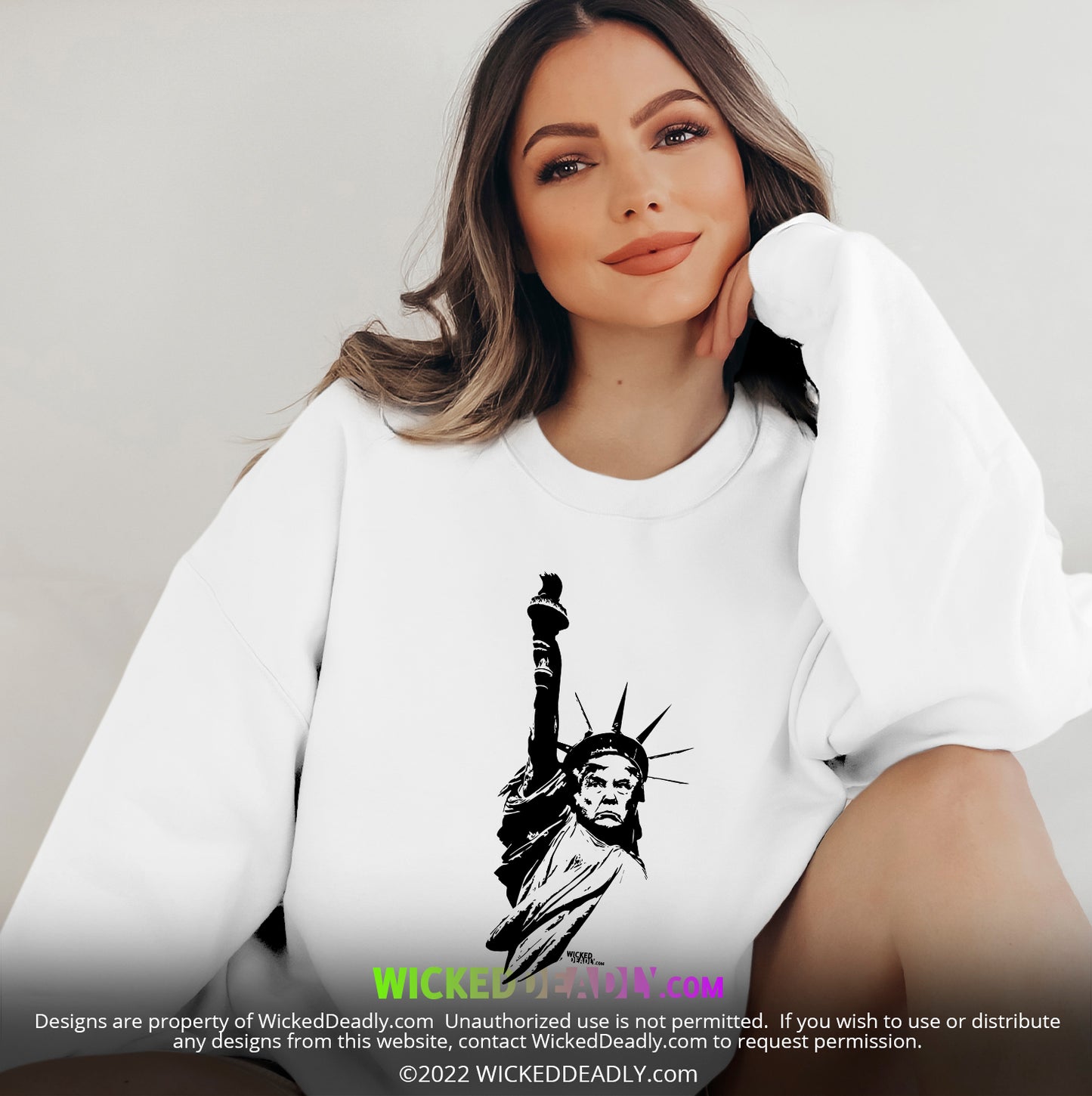 Statue of Trumperty Design #2 | SWEATSHIRT (unisex)