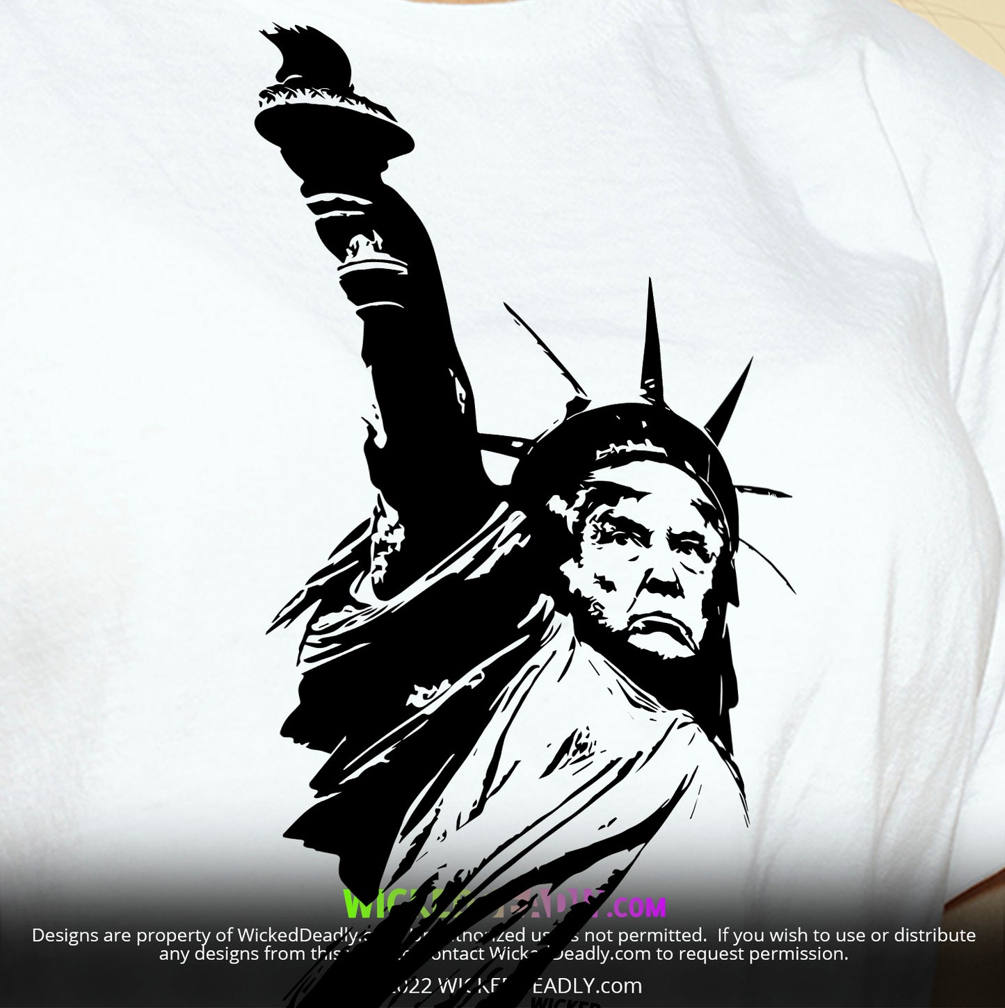 Statue of Trumperty Design #2 | T-SHIRT (womens)