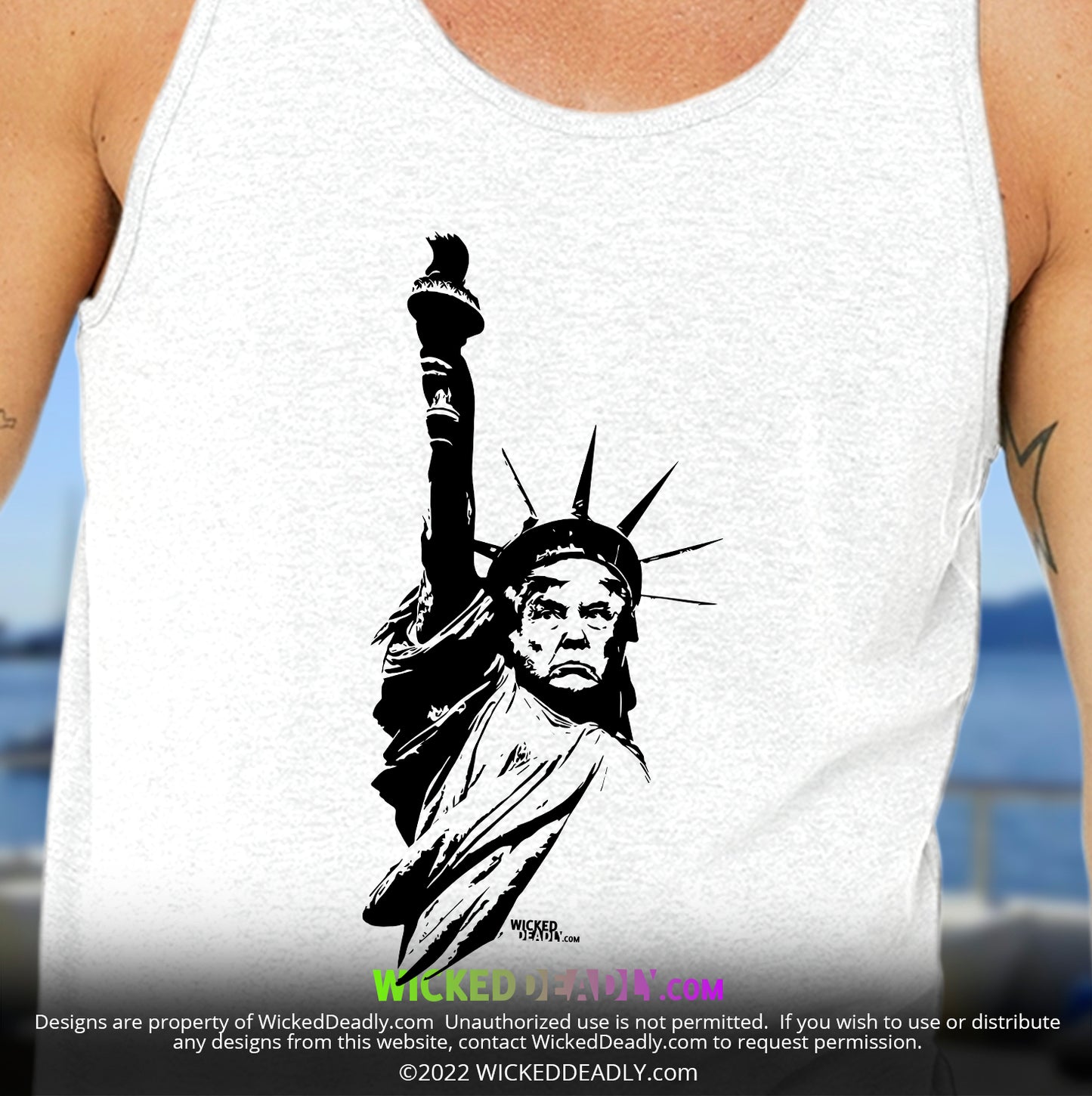 Statue of Trumperty Design #2 | TANK-TOP (unisex)