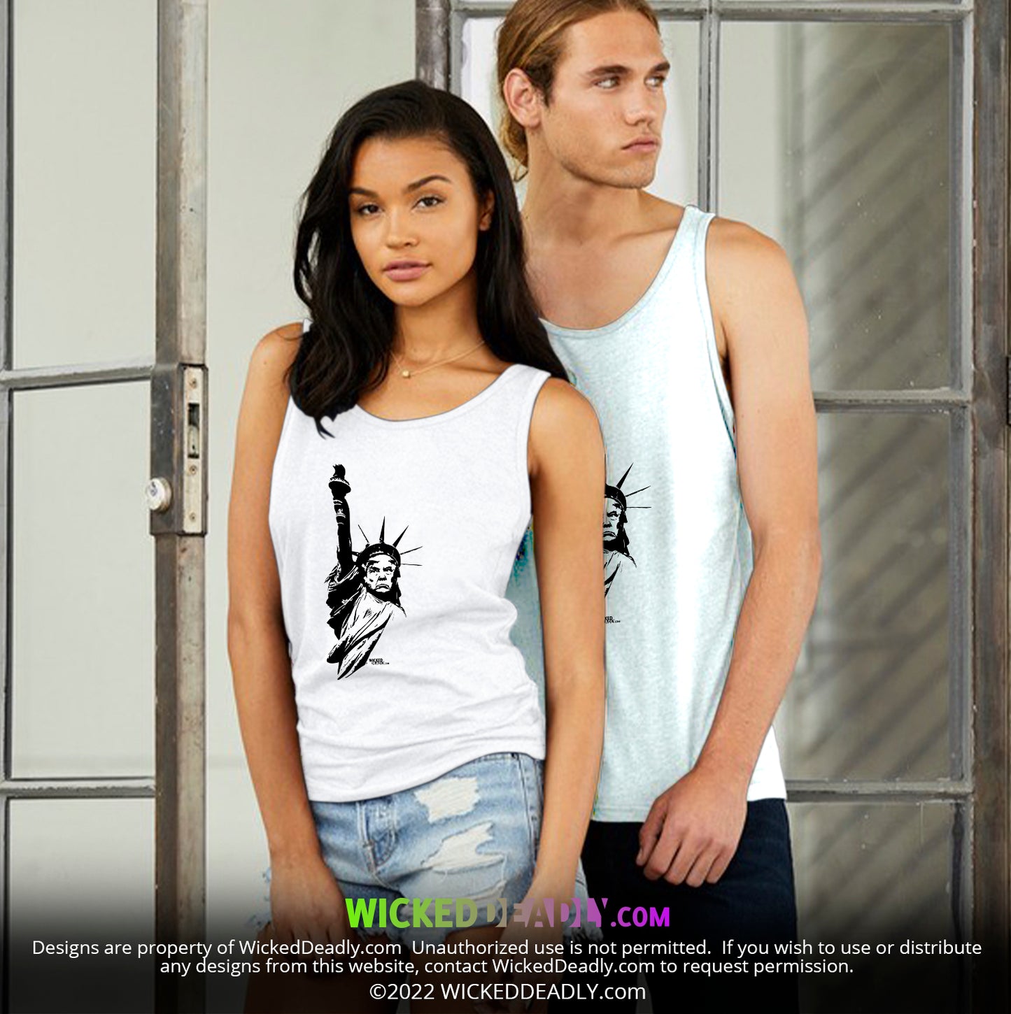 Statue of Trumperty Design #2 | TANK-TOP (unisex)