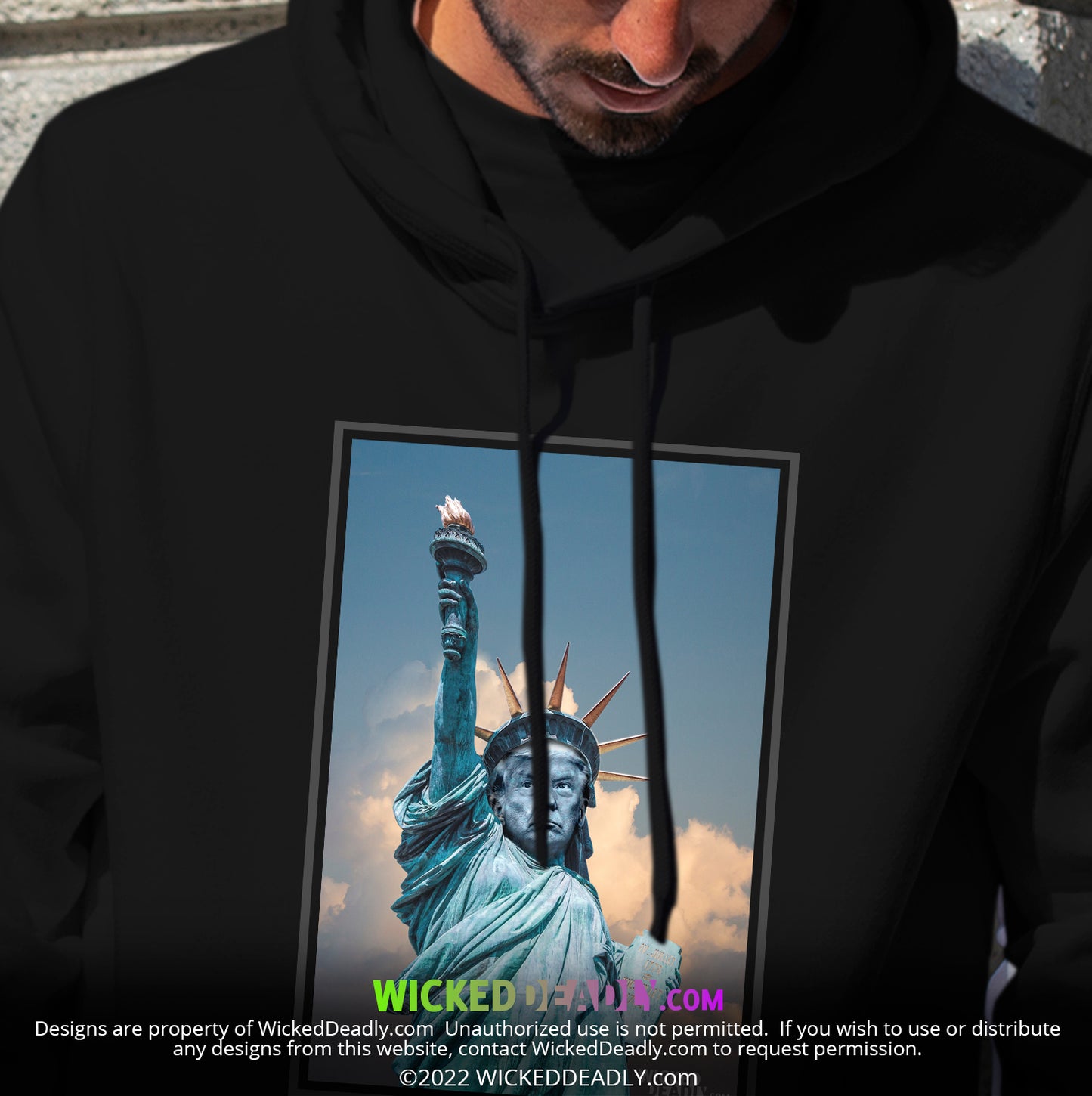 Statue of Trumperty Design #3 | HOODIE (unisex)