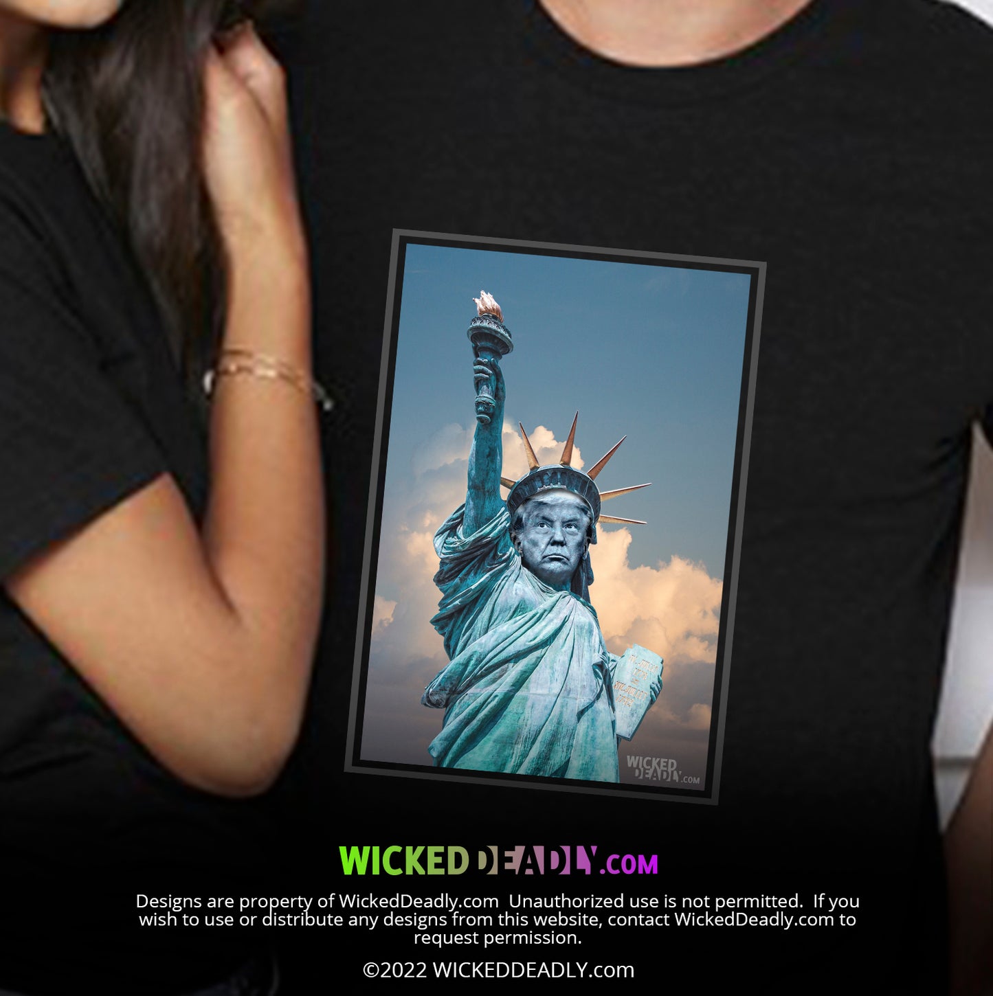 Statue of Trumperty Design #3 | PREMIUM T-SHIRT (unisex)