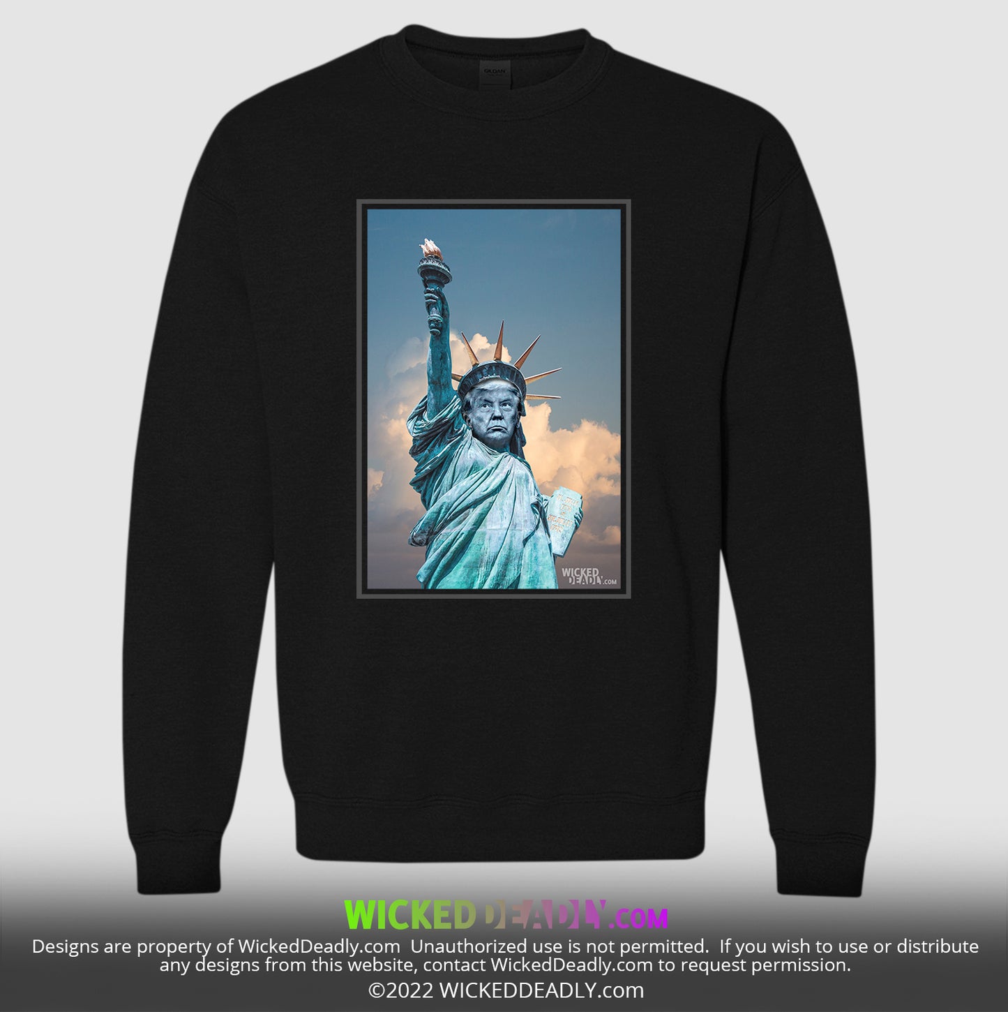 Statue of Trumperty Design #3 | SWEATSHIRT (unisex)