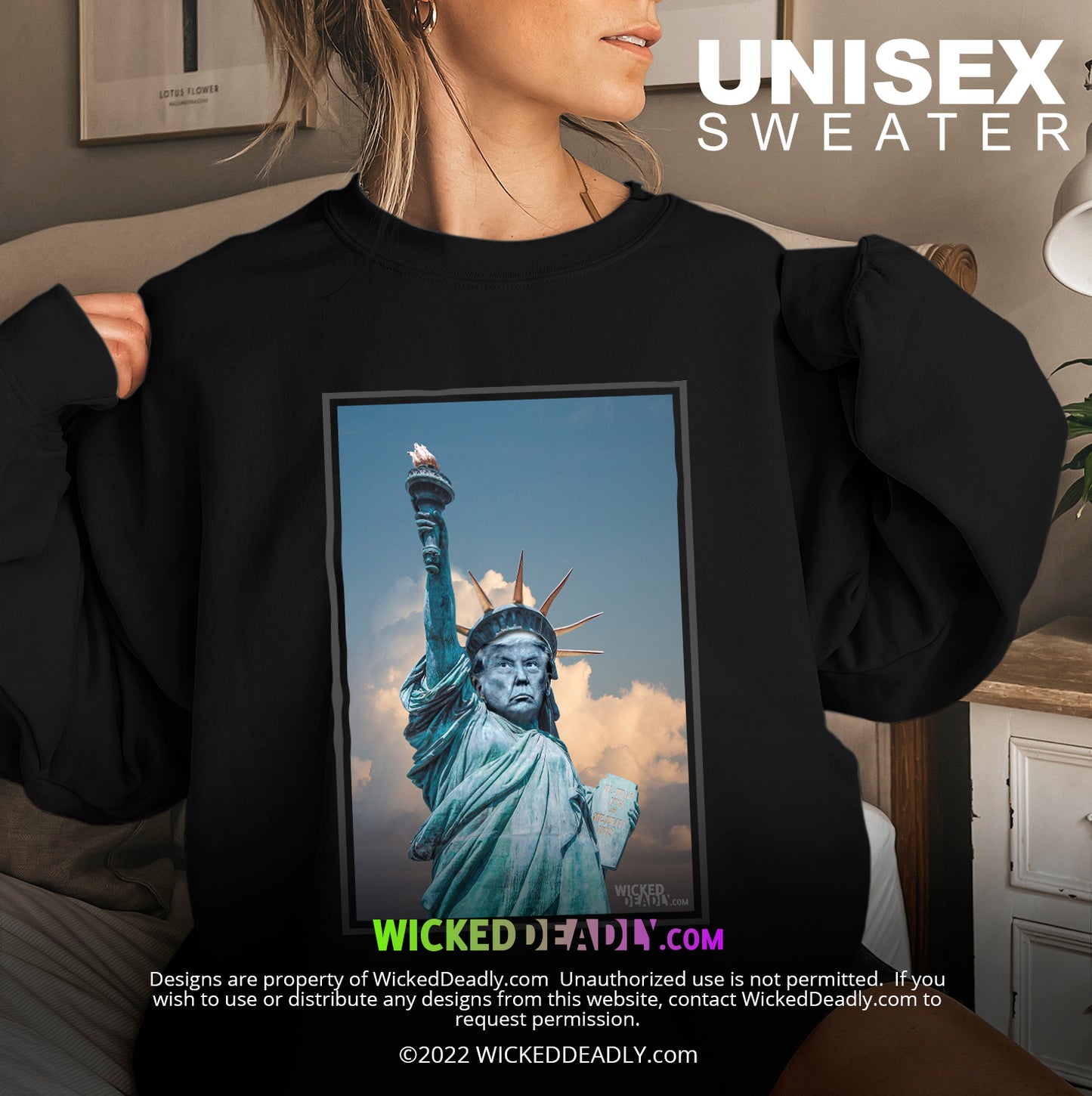 Statue of Trumperty Design #3 | SWEATSHIRT (unisex)