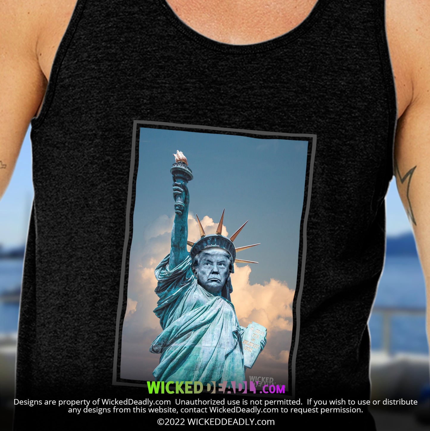 Statue of Trumperty Design #3 | TANK-TOP (unisex)