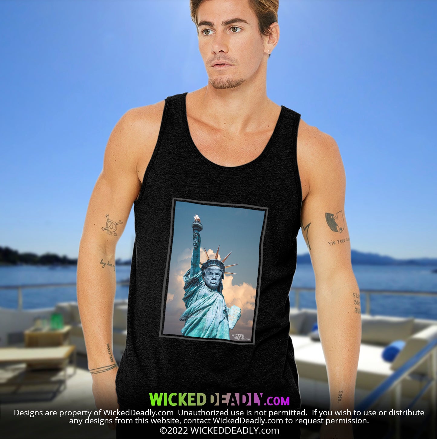 Statue of Trumperty Design #3 | TANK-TOP (unisex)