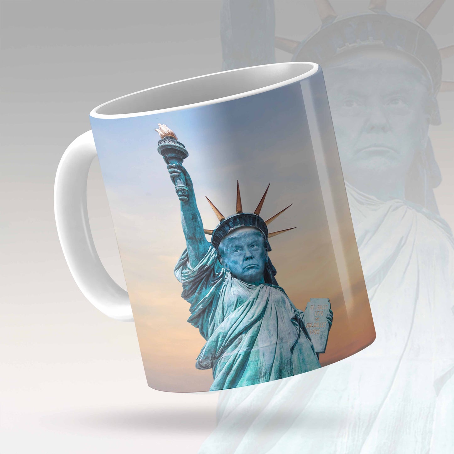 Statue of Trumperty Design #1 | CLASSIC COFFEE MUG (11oz. Ceramic)