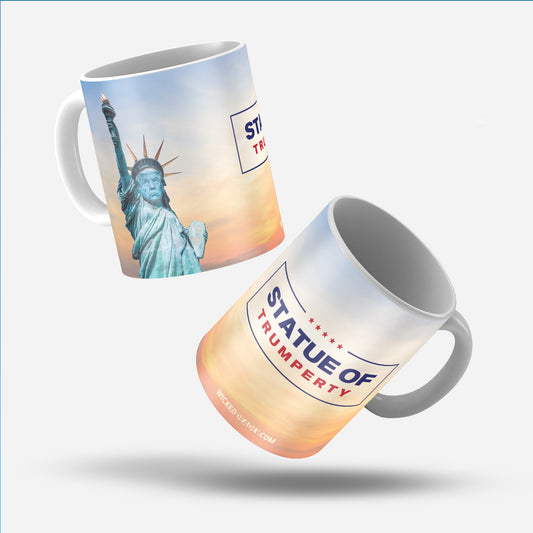 Statue of Trumperty Design #1 | CLASSIC COFFEE MUG (11oz. Ceramic)