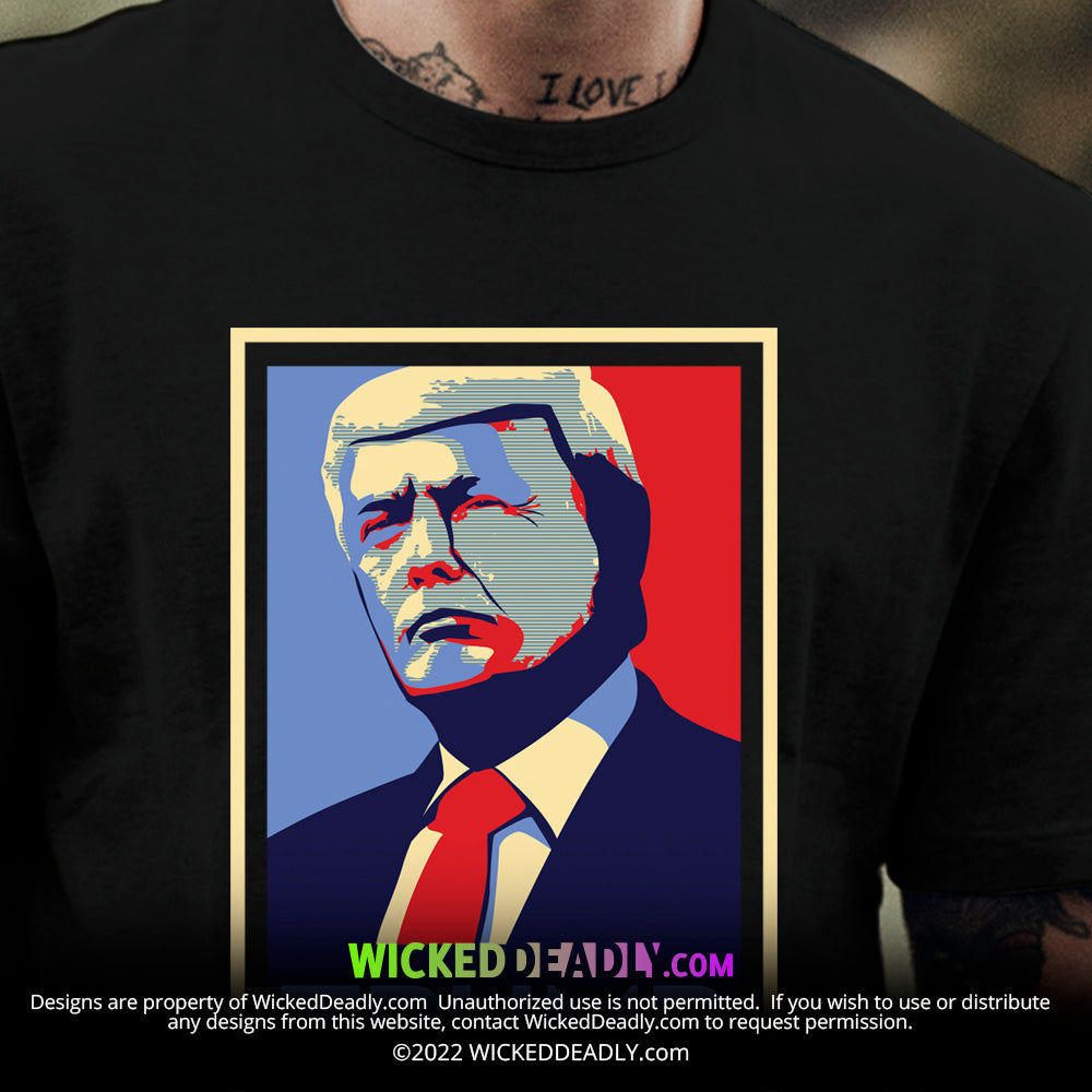 Trump Blue & Red portrait #1 | CLASSIC T-SHIRT (unisex)