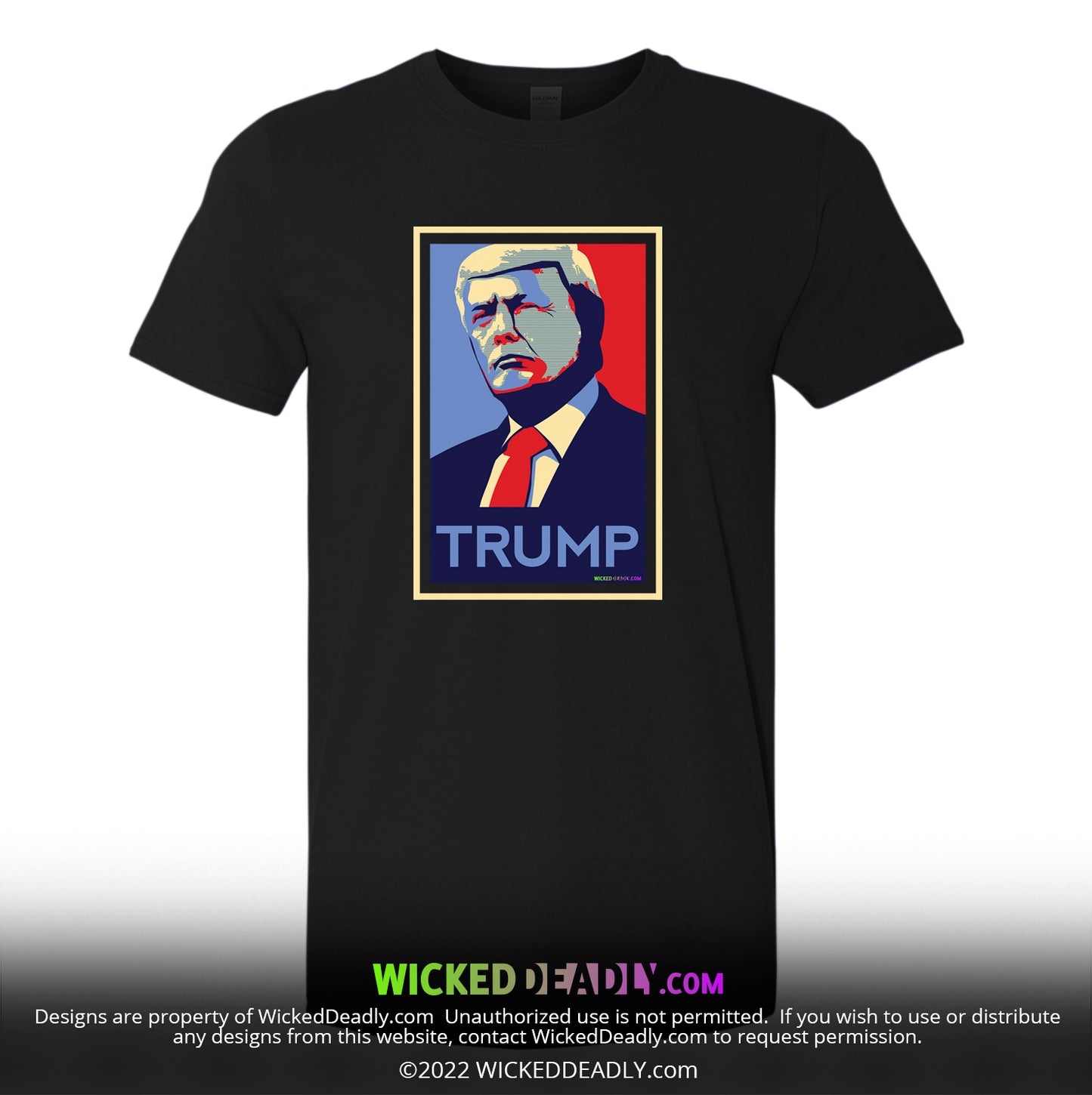 Trump Blue & Red portrait #1 | CLASSIC T-SHIRT (unisex)