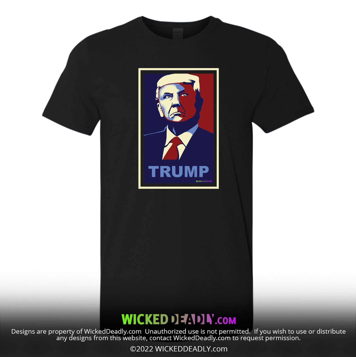 Trump Blue & Red portrait #2 | CLASSIC T-SHIRT (unisex)