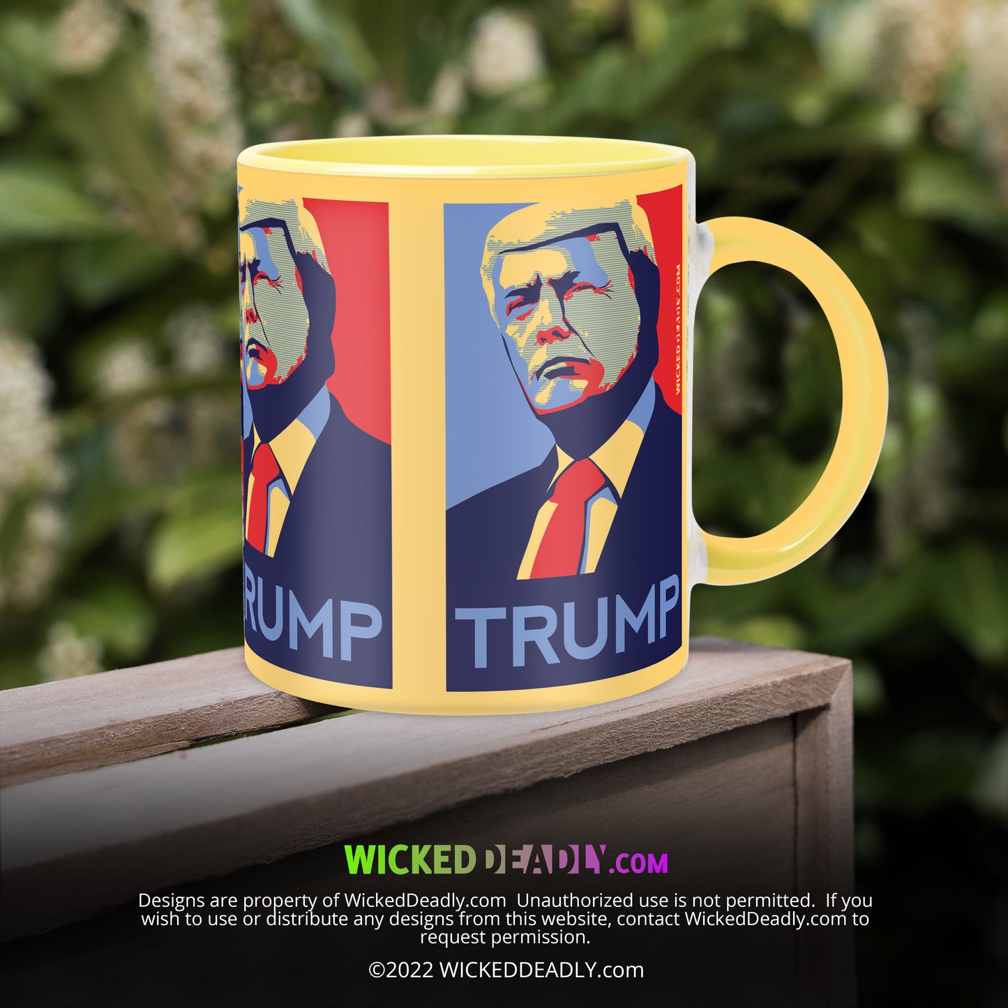 Trump Blue & Red portrait #2 | CLASSIC COFFEE MUG (11oz. Ceramic)