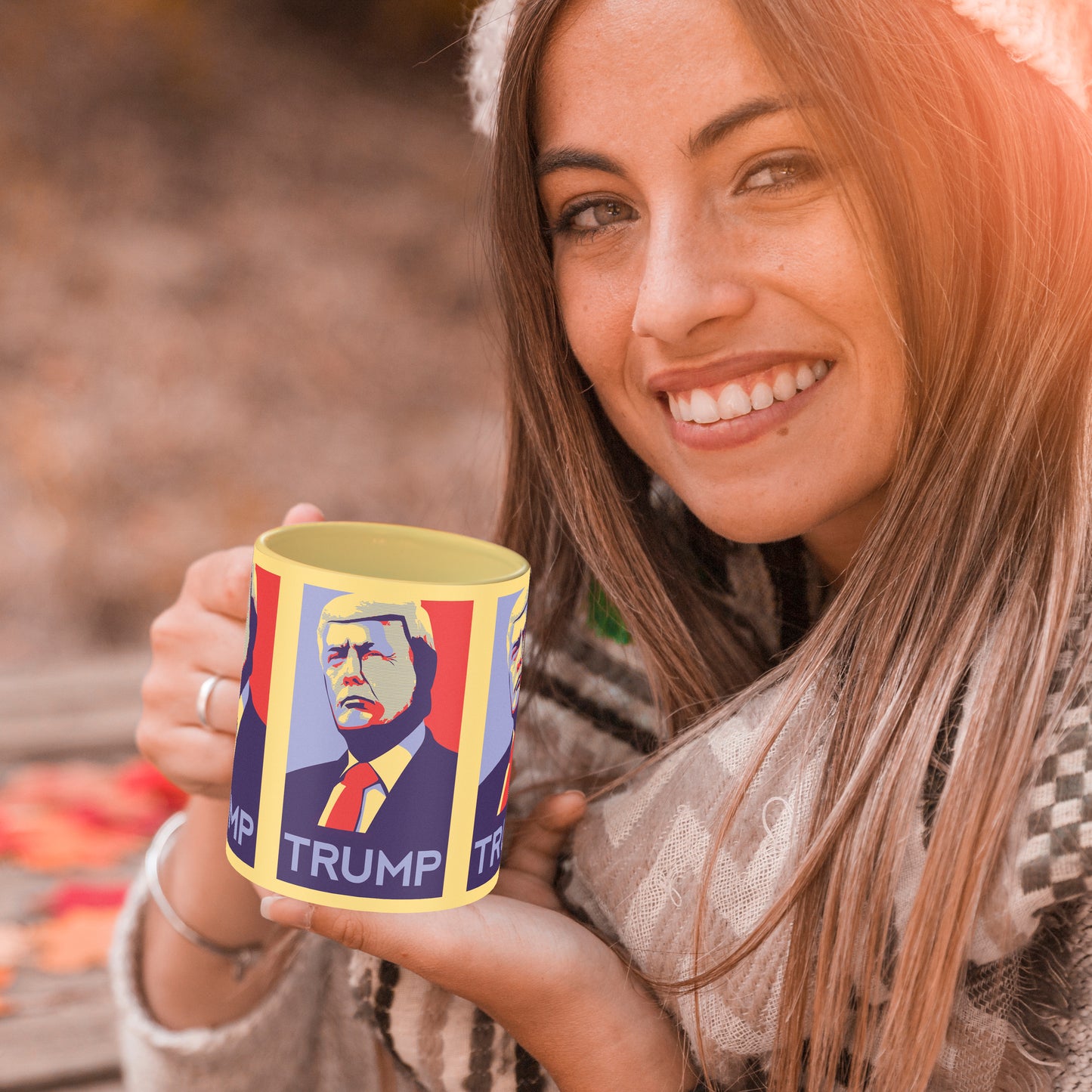 Trump Blue & Red portrait #2 | CLASSIC COFFEE MUG (11oz. Ceramic)