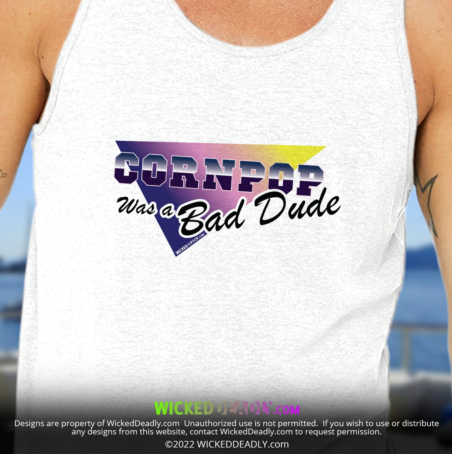 CornPop Was a Bad Dude #1 | TANK-TOP  (unisex)