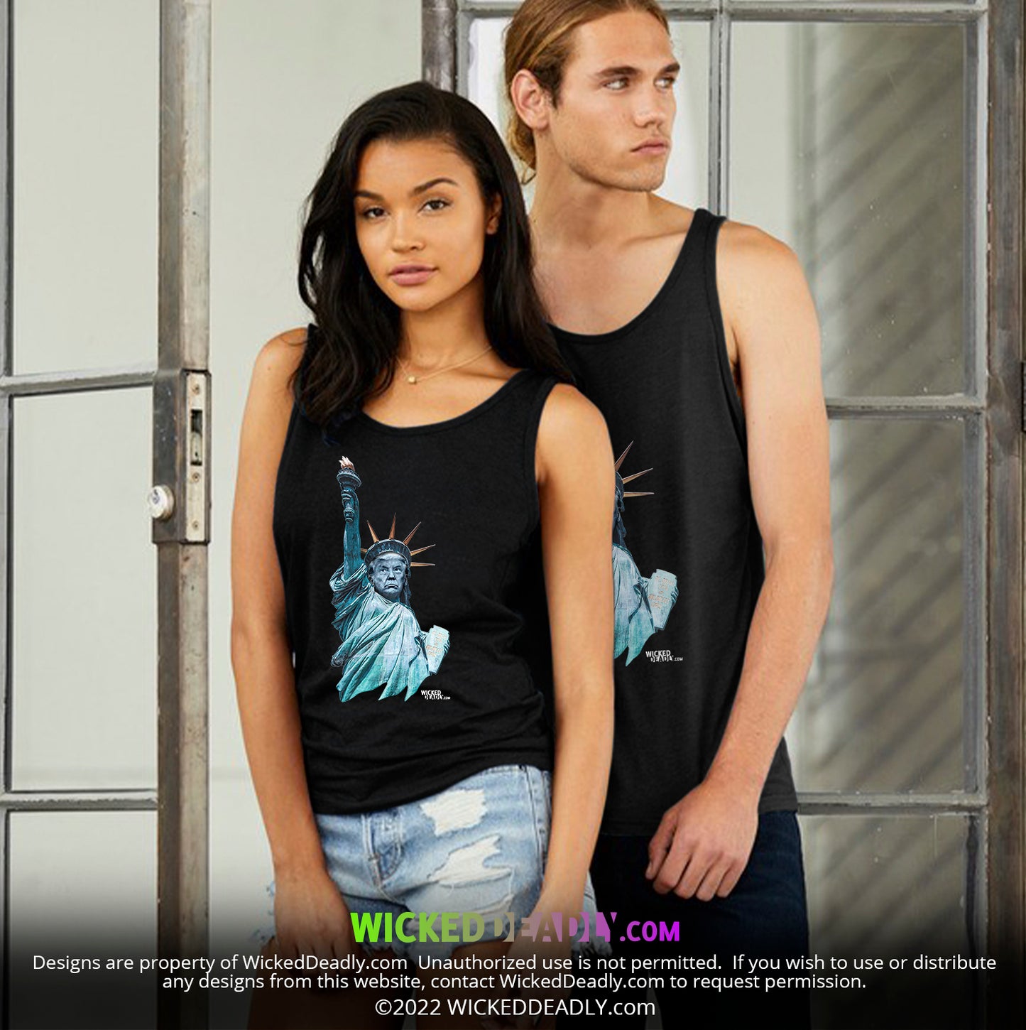 Statue of Trumperty Design #1 | TANK-TOP (unisex)