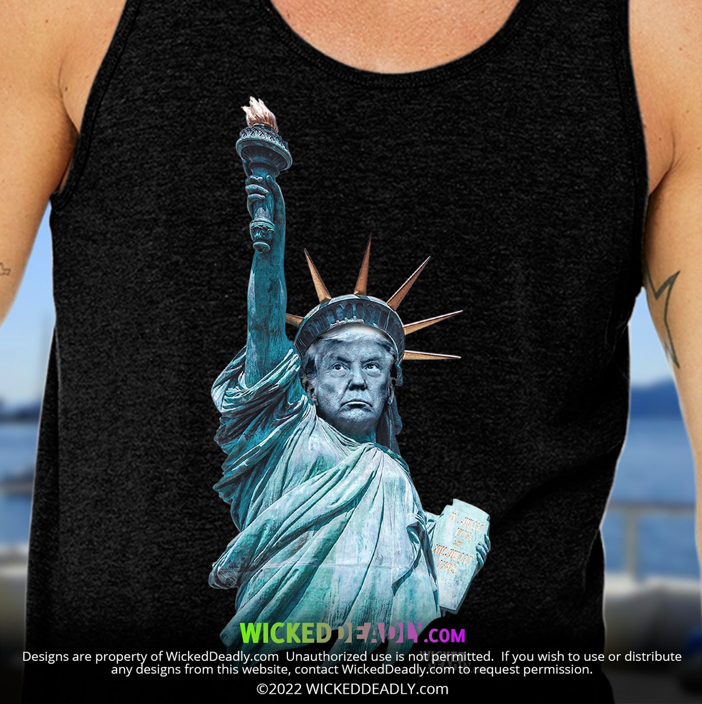 Statue of Trumperty Design #1 | TANK-TOP (unisex)